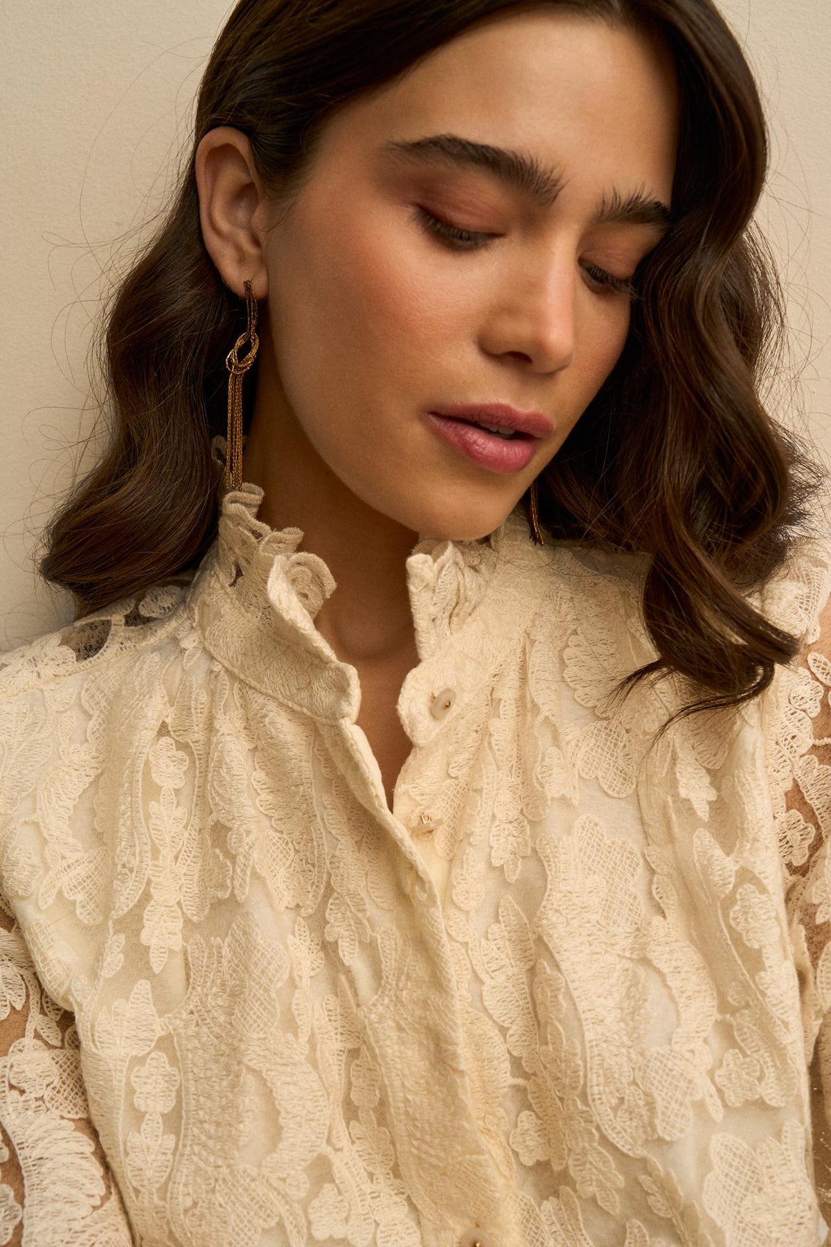 Ismée Floral Lace Blouse