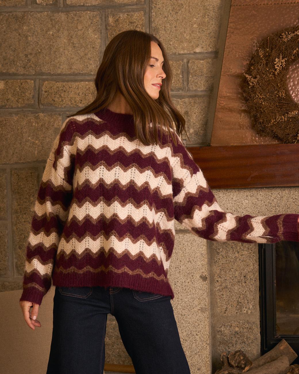 Noelia Zigzag Sweater