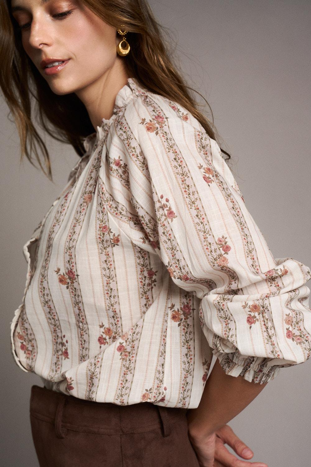 Floral Print Clementina Blouse