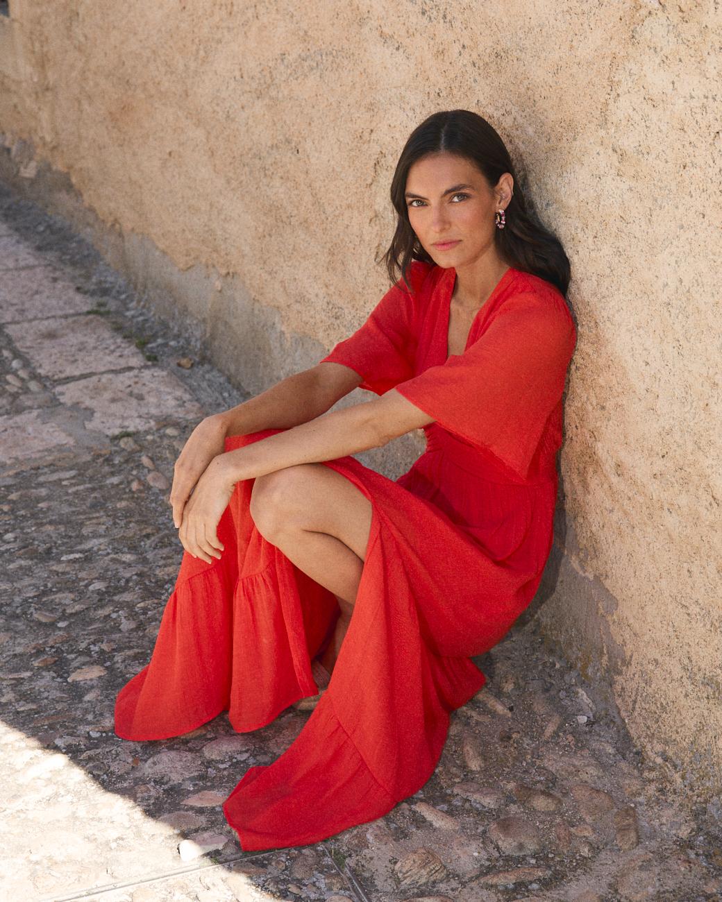 Linda Long Dress