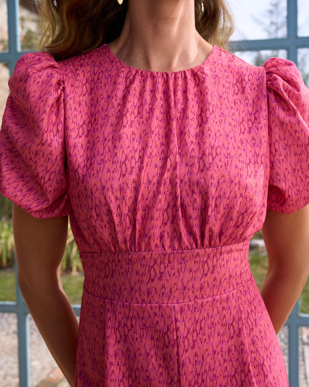 Coral Print Jumpsuit