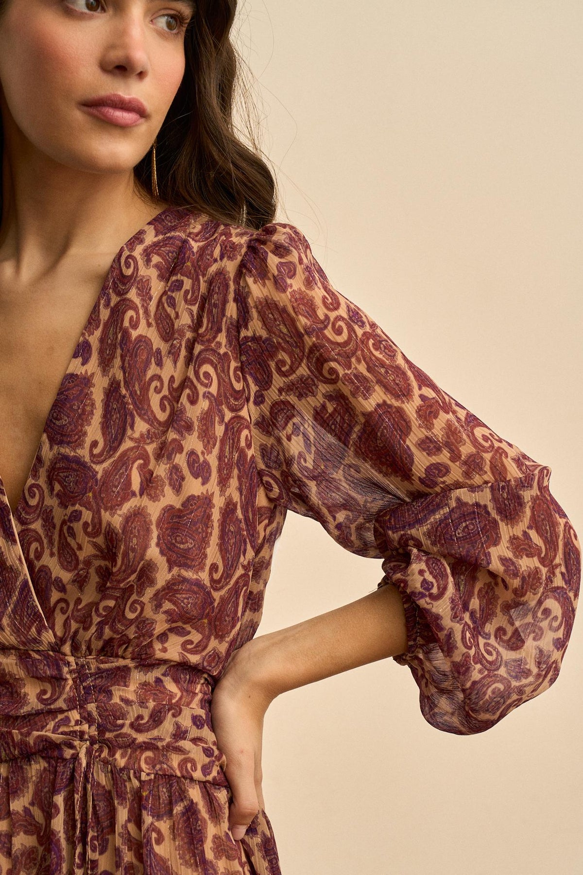 Isaline Short Print Dress