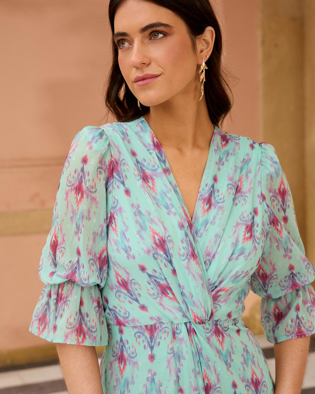 Jimena Print Dress