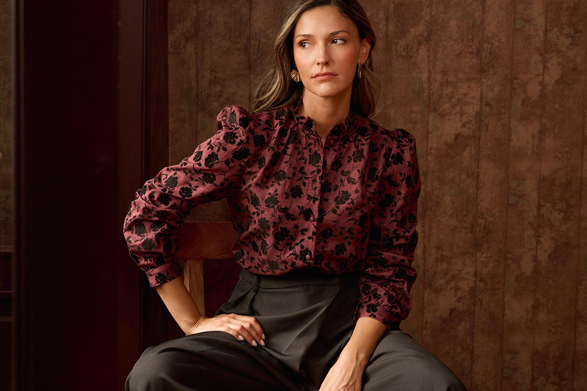 Yulia Velvet Shirt