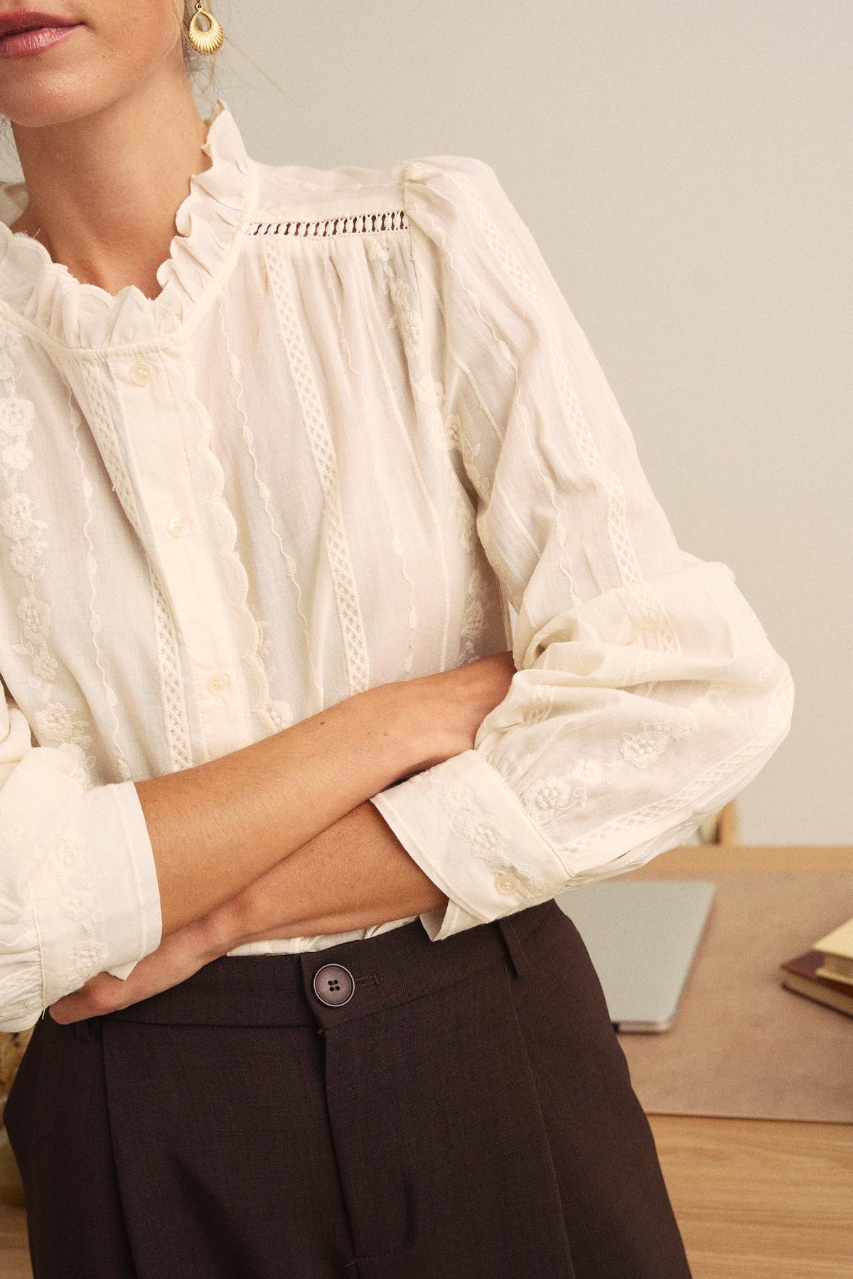 Embroidered Shirt Solmira