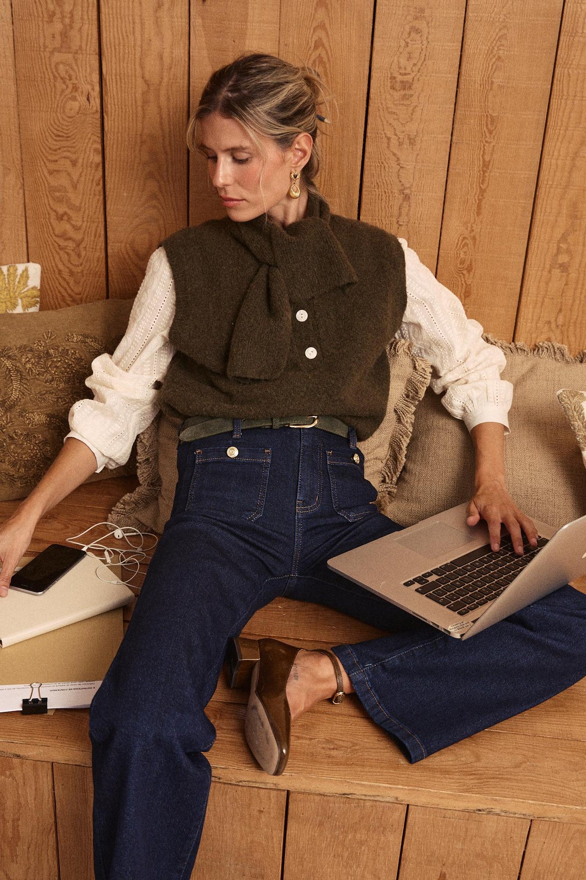 Filomena Knotted Vest