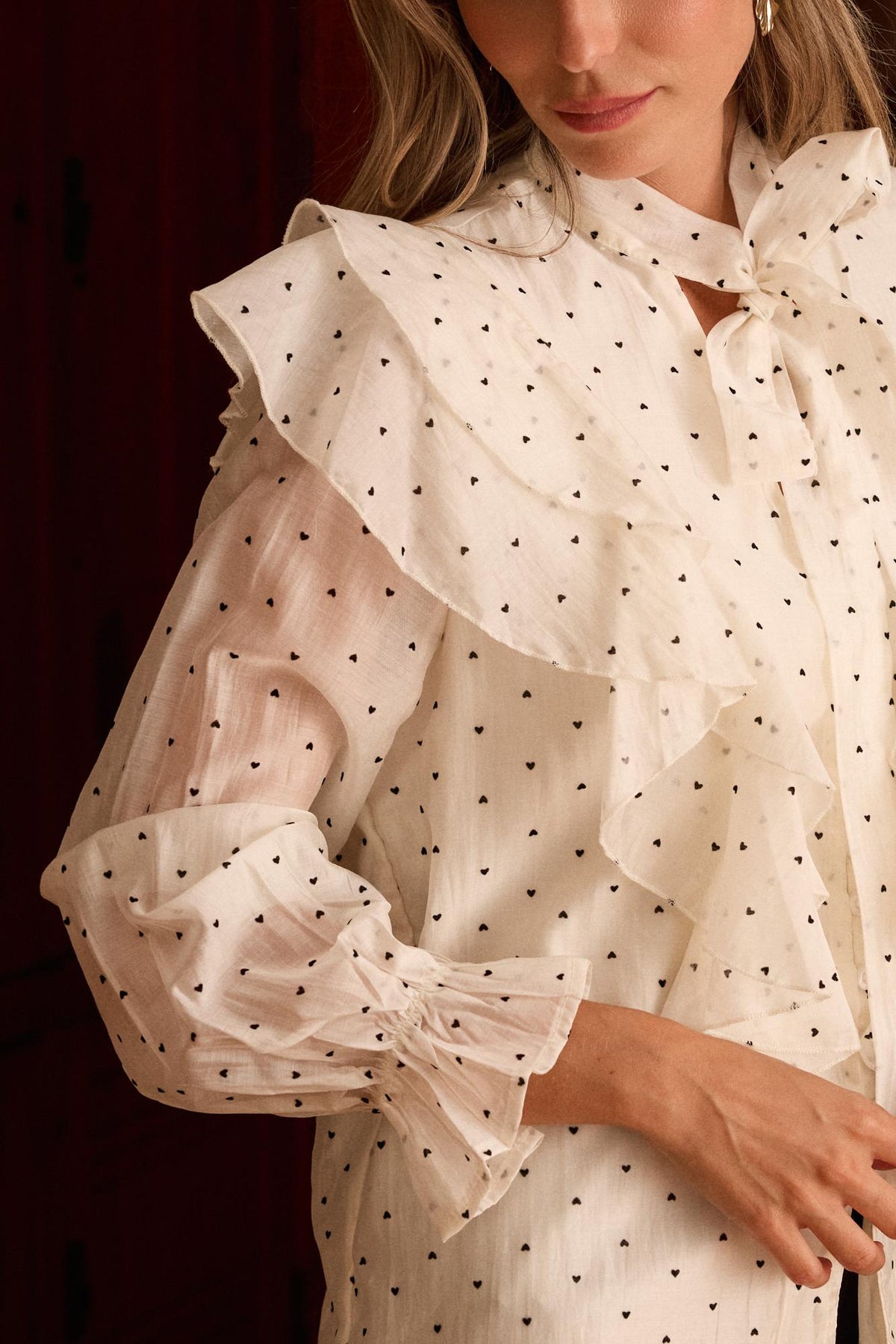Marga polka-dot shirt