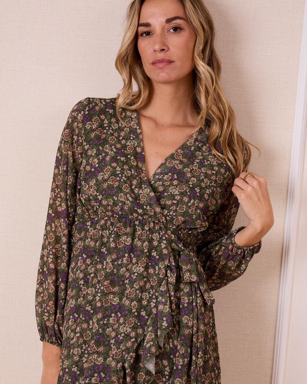Carnation Flowers Dress