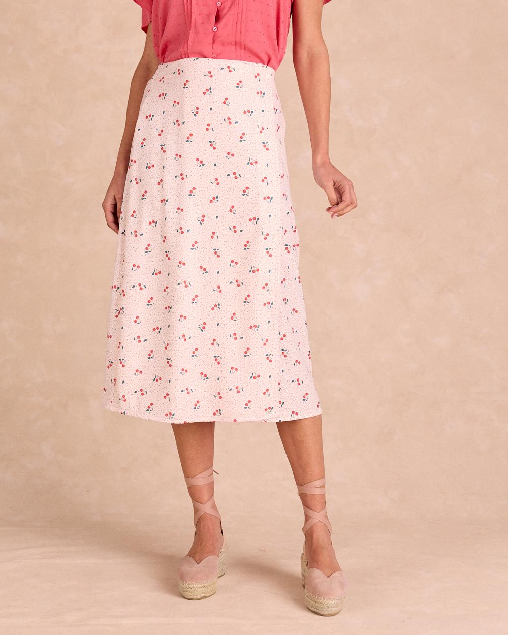 Cornelia Cherry Skirt