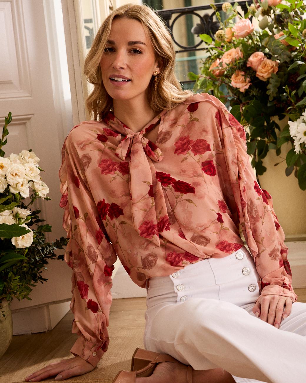 Sabrina Knot Blouse