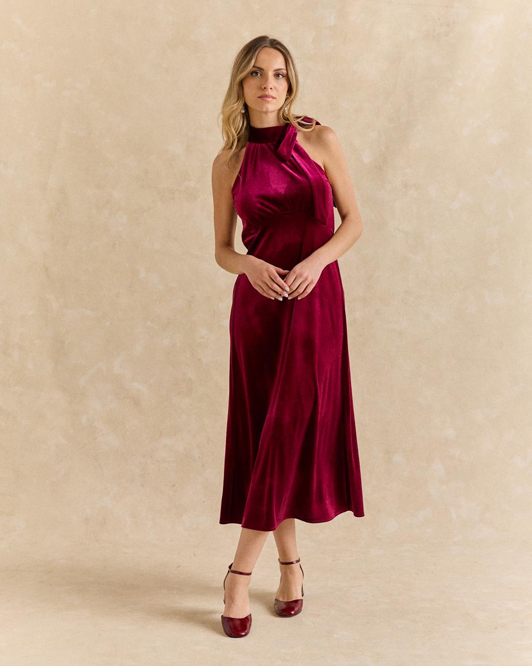 Iria Velvet Dress