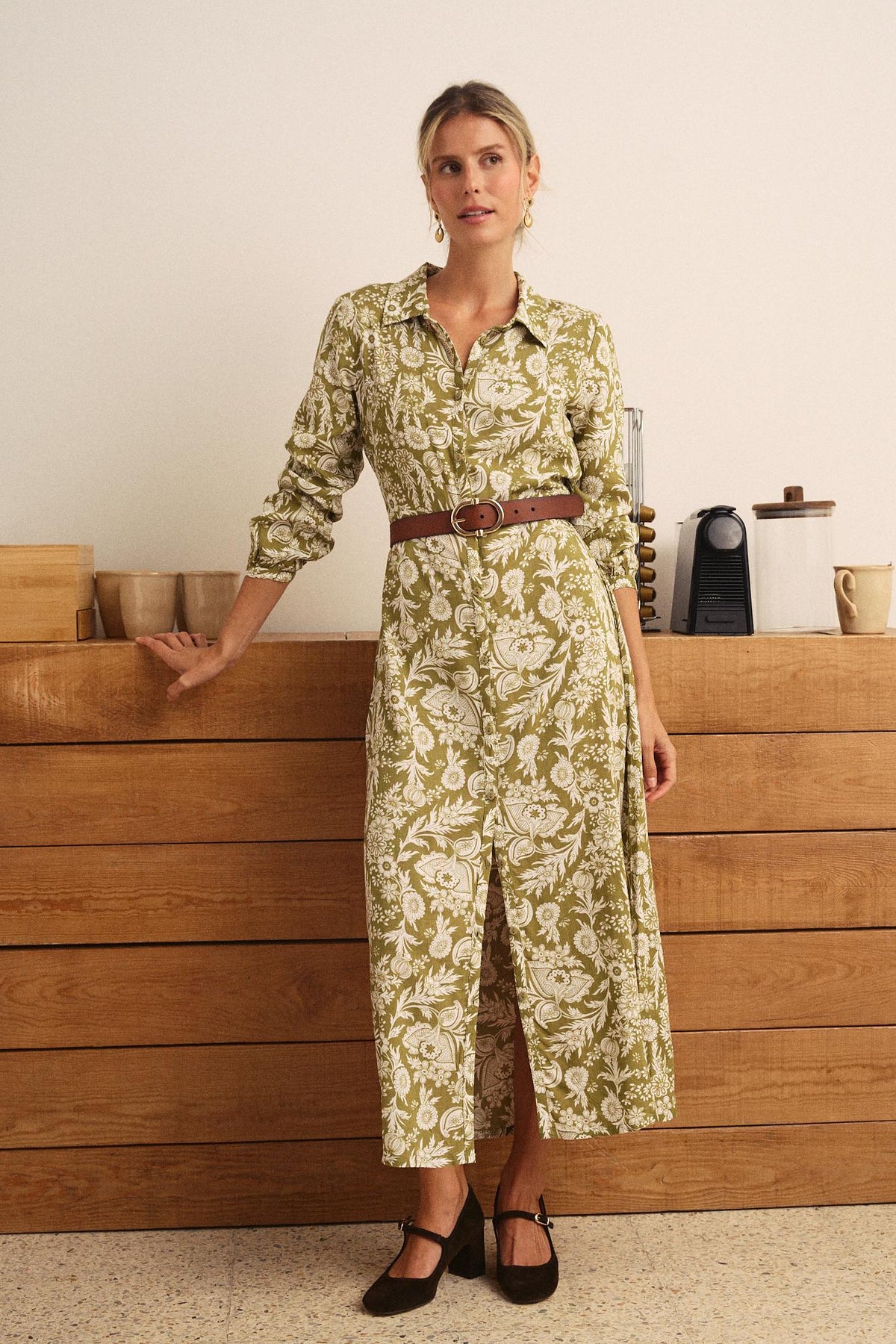 Olive Midi Dress