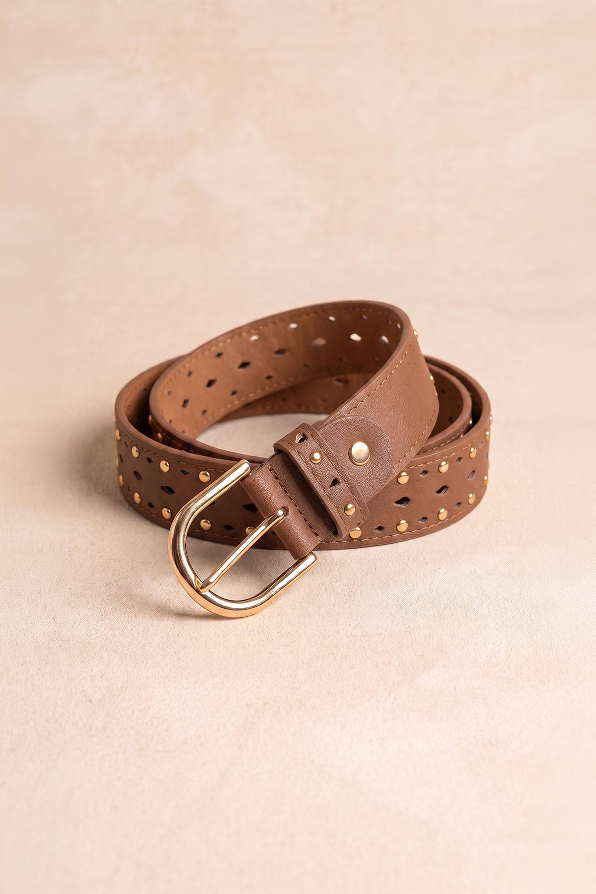 Clea perforated belt