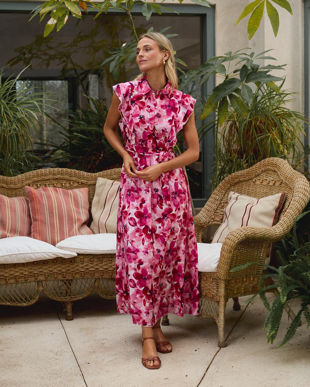 Sun Print Dress