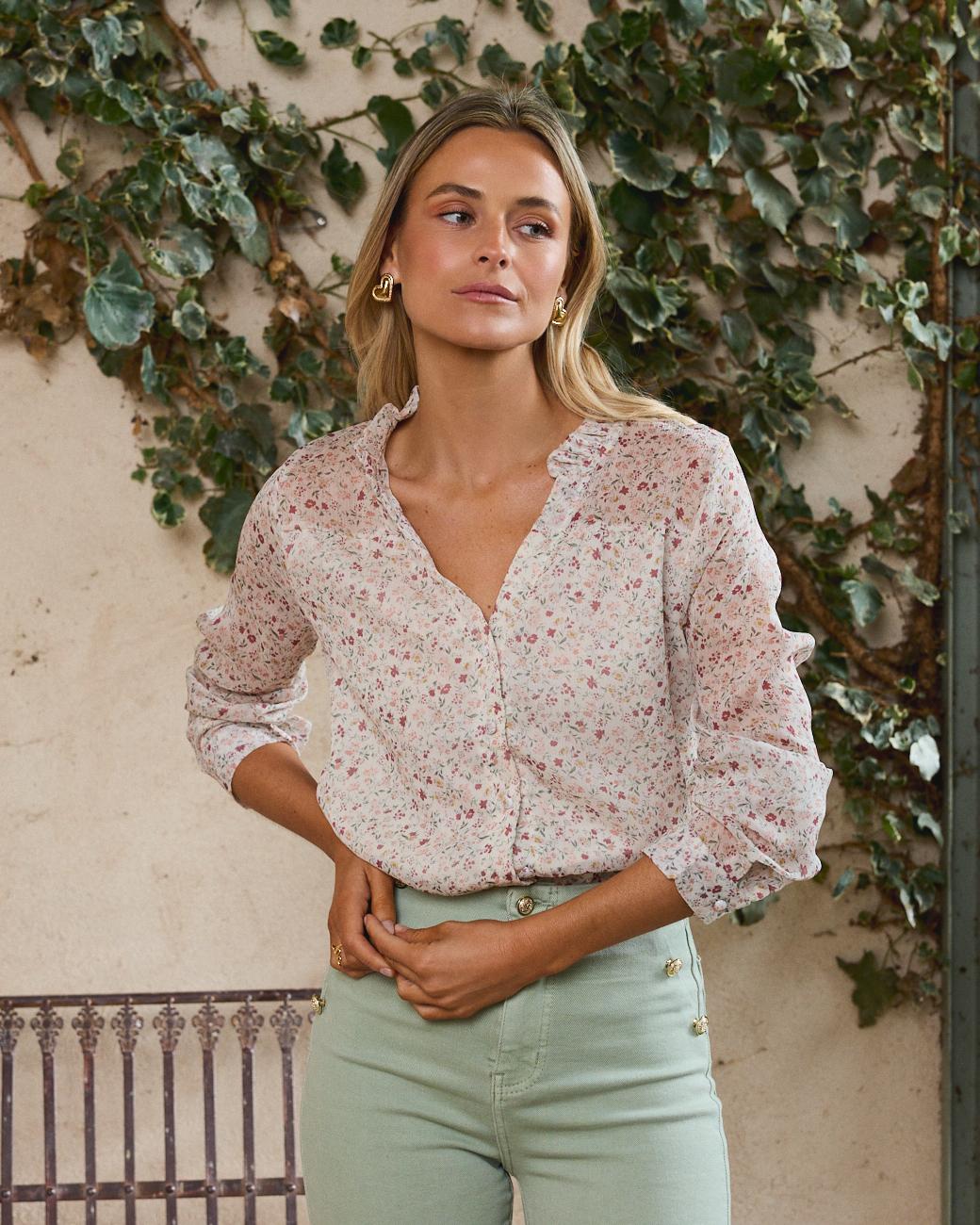 Magnolia Flowers Shirt