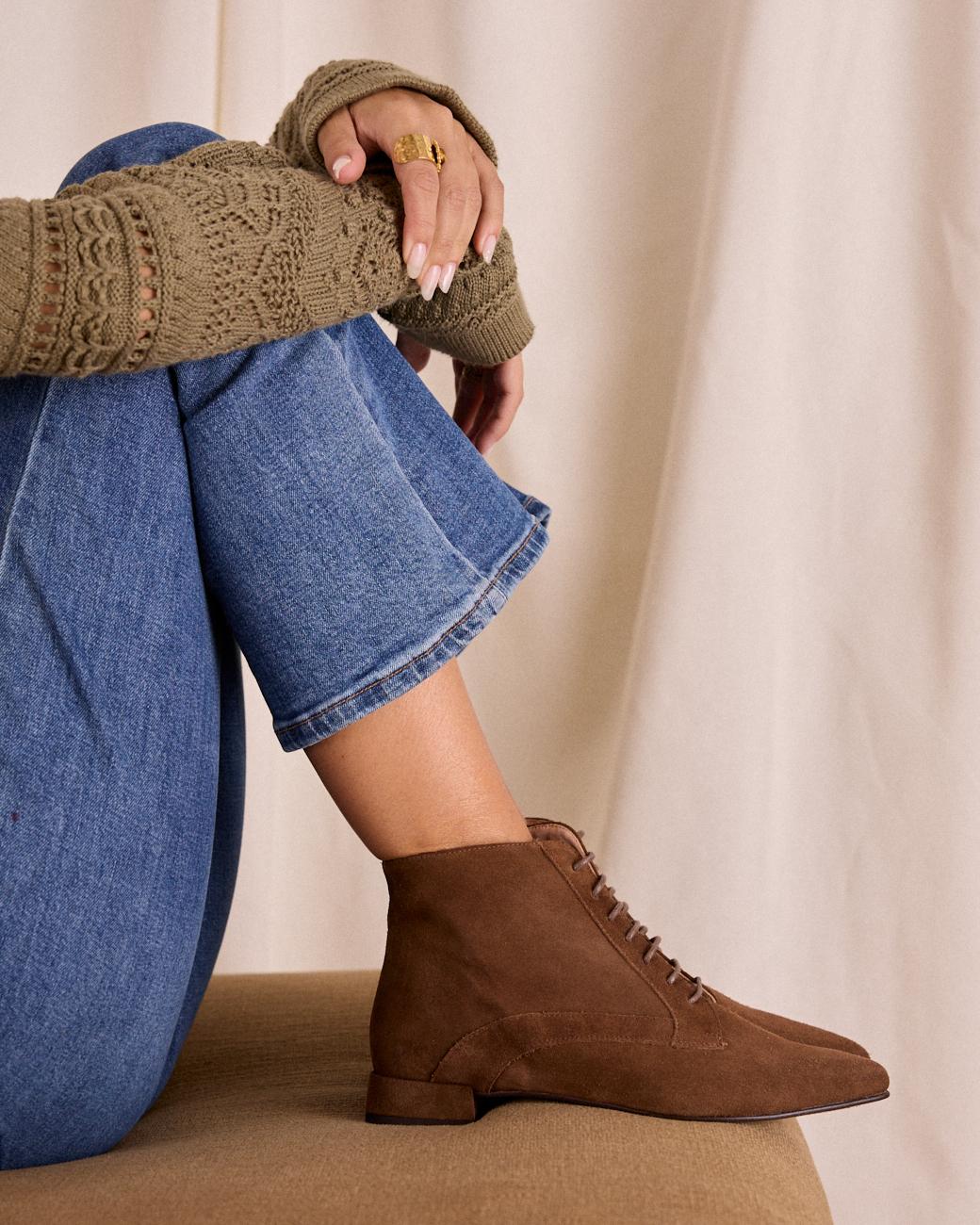 Ninne Lace-up Ankle Boots