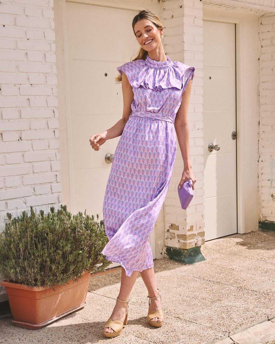 Anila Print Dress