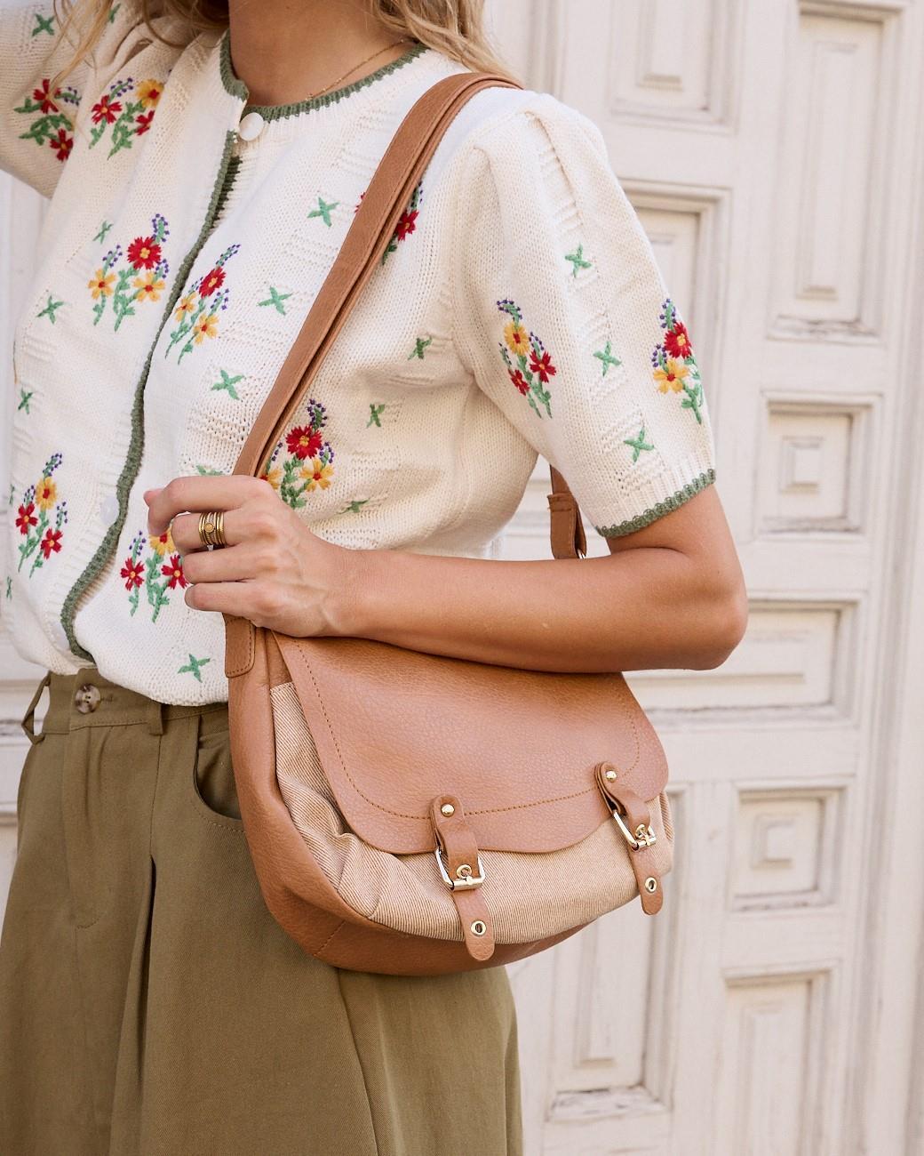 Double Buckle Crossbody Bag