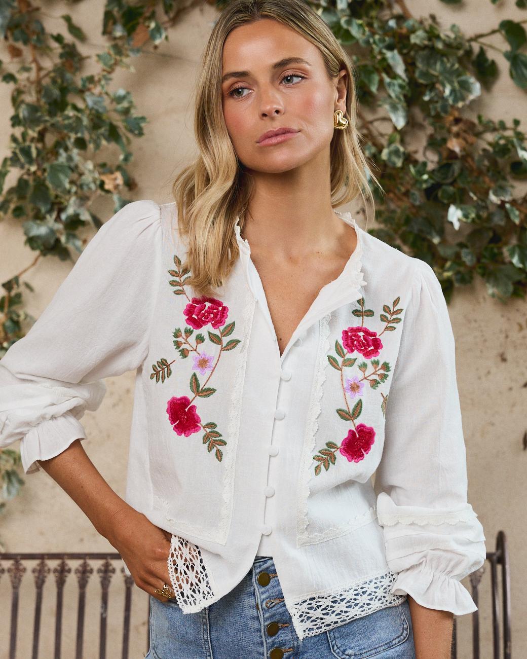 Miriam Eyelet Blouse