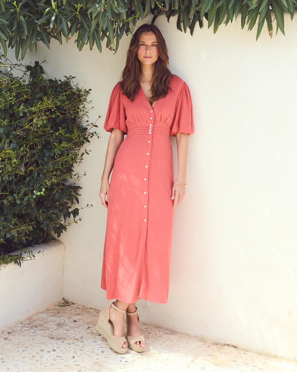 Yvonne Linen Dress