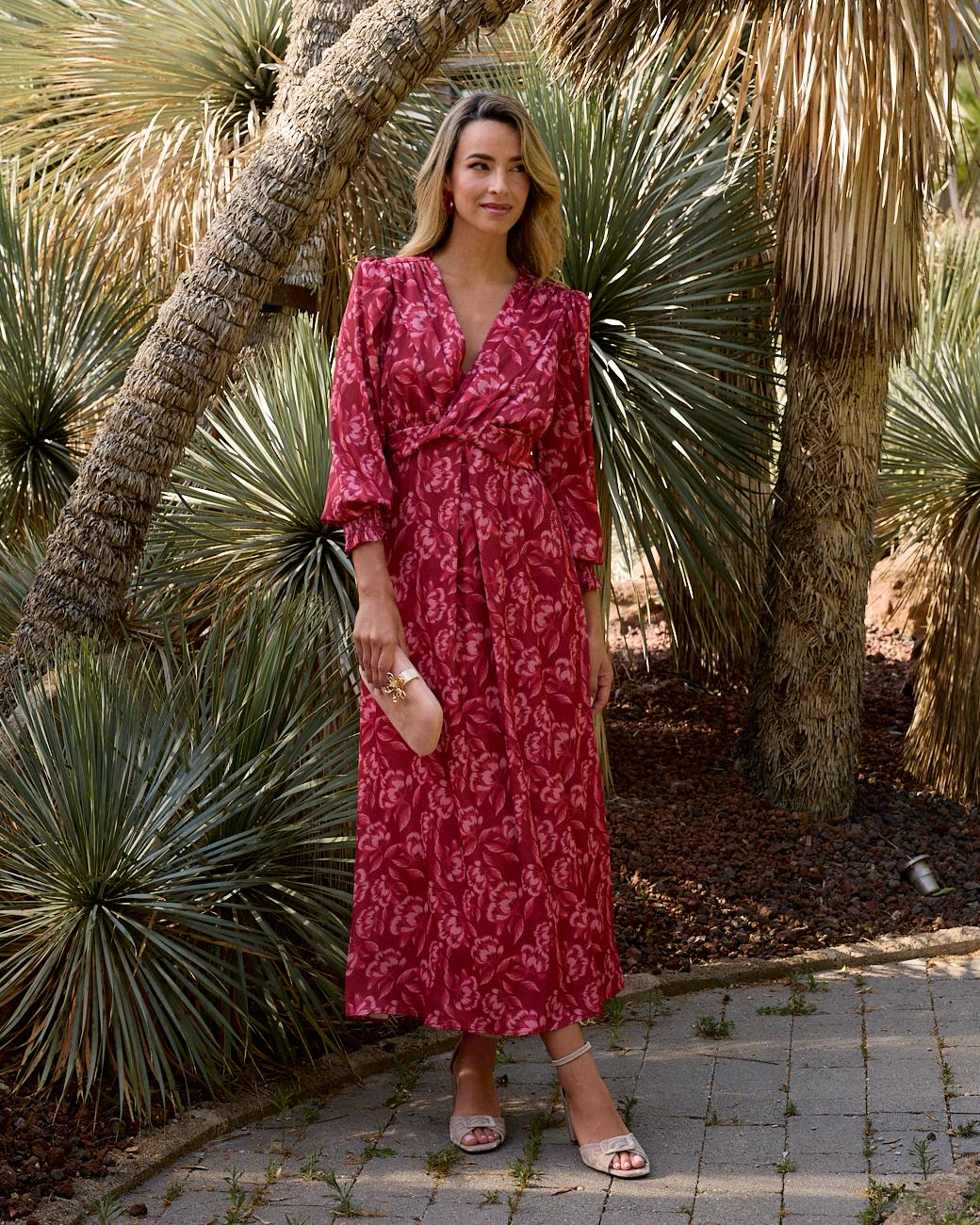 Nides Print Dress