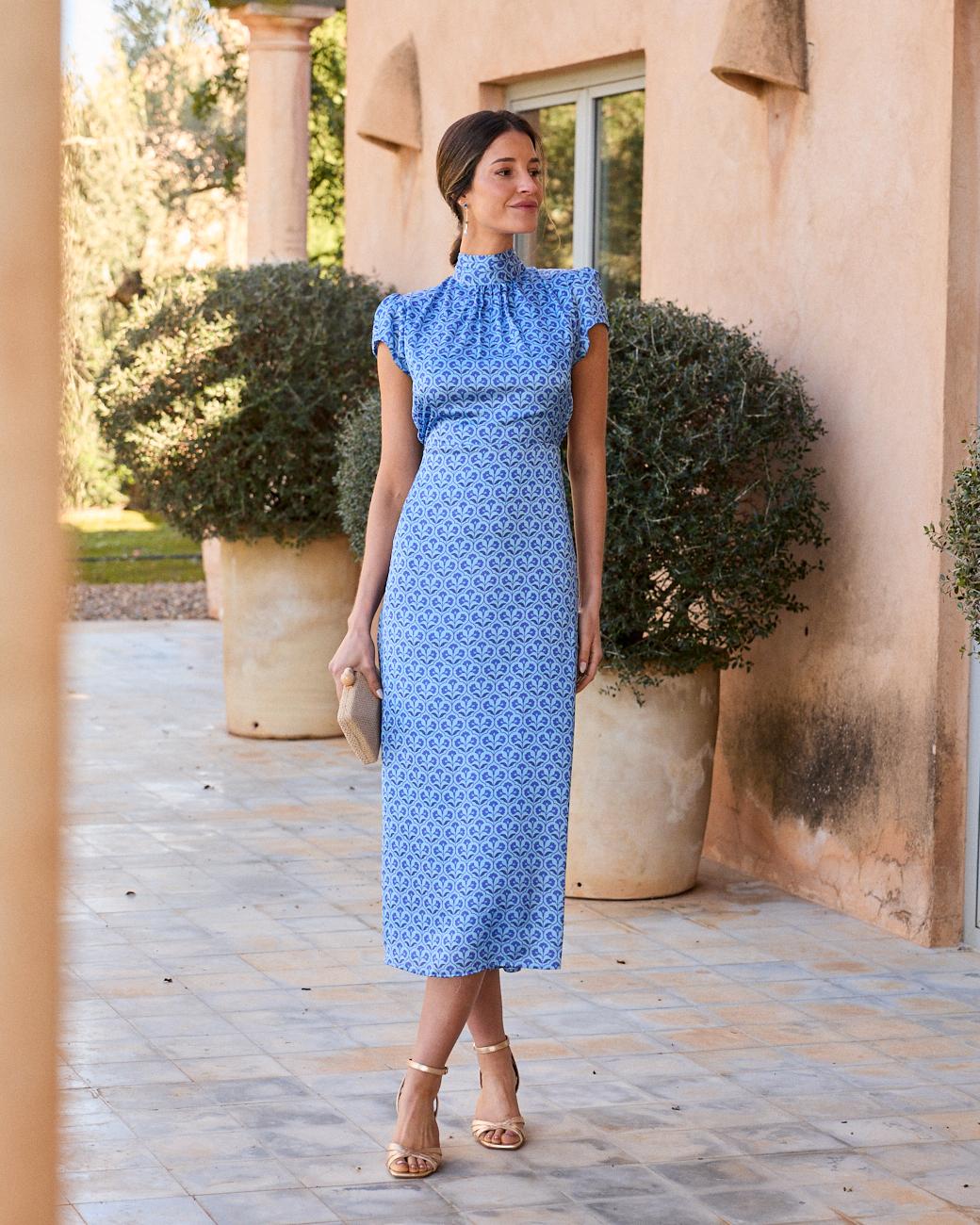 Paola Collar Dress