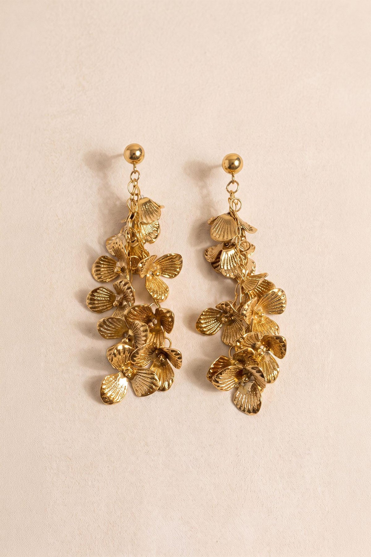 Hailey gold earrings