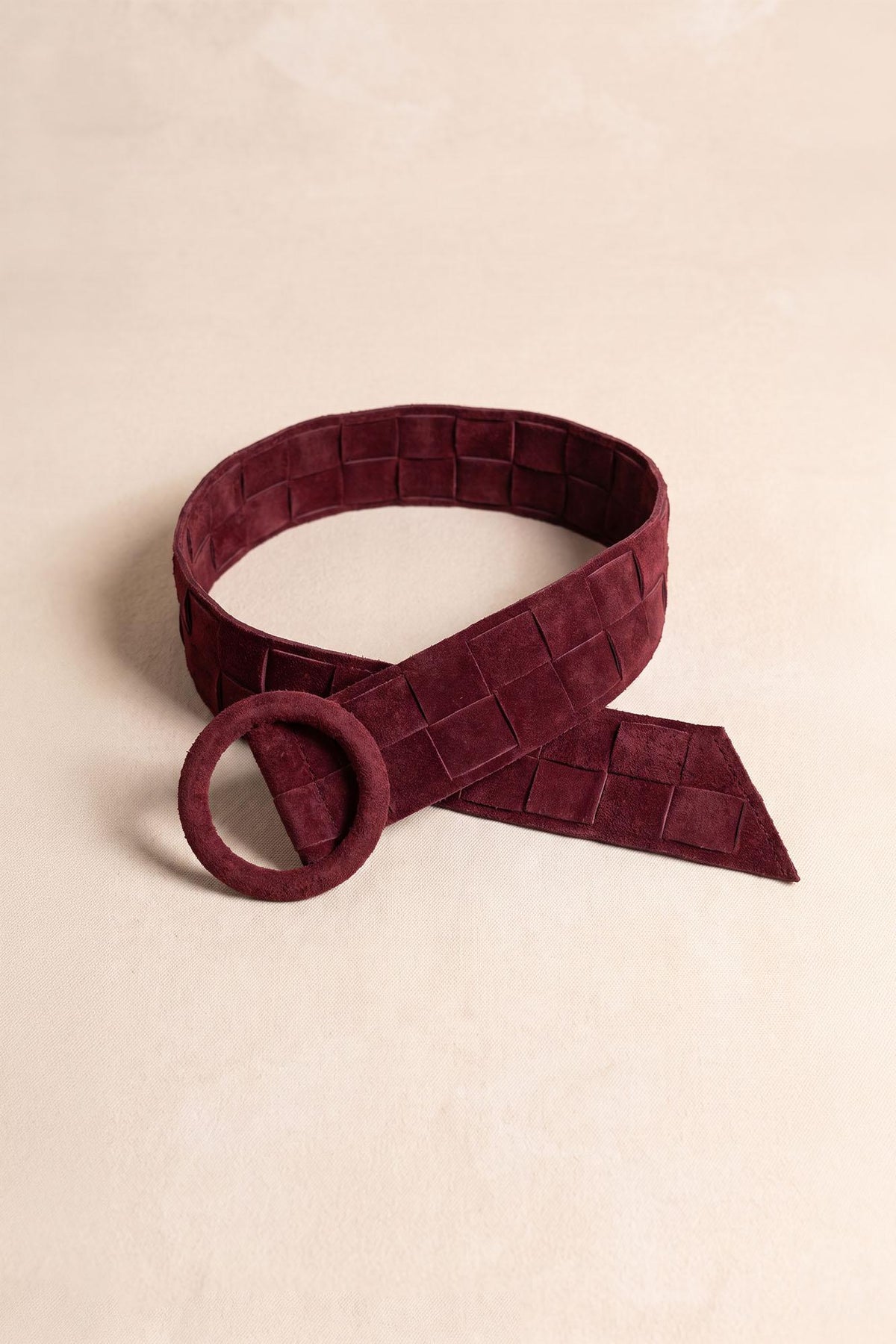 Sheyla Burgundy Belt
