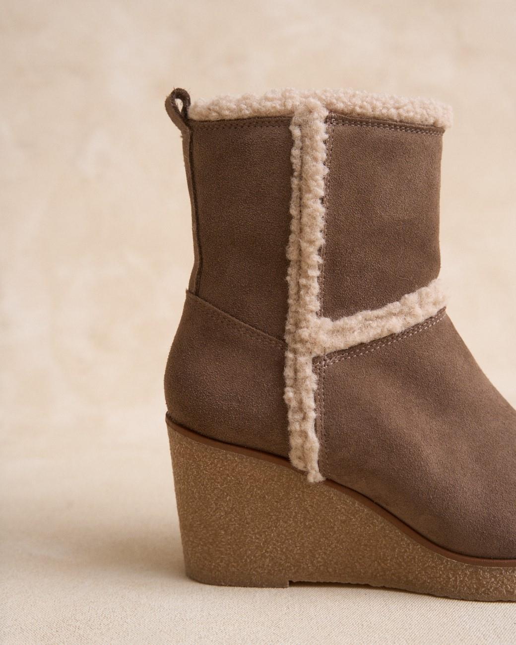 Betina Taupe Bootie