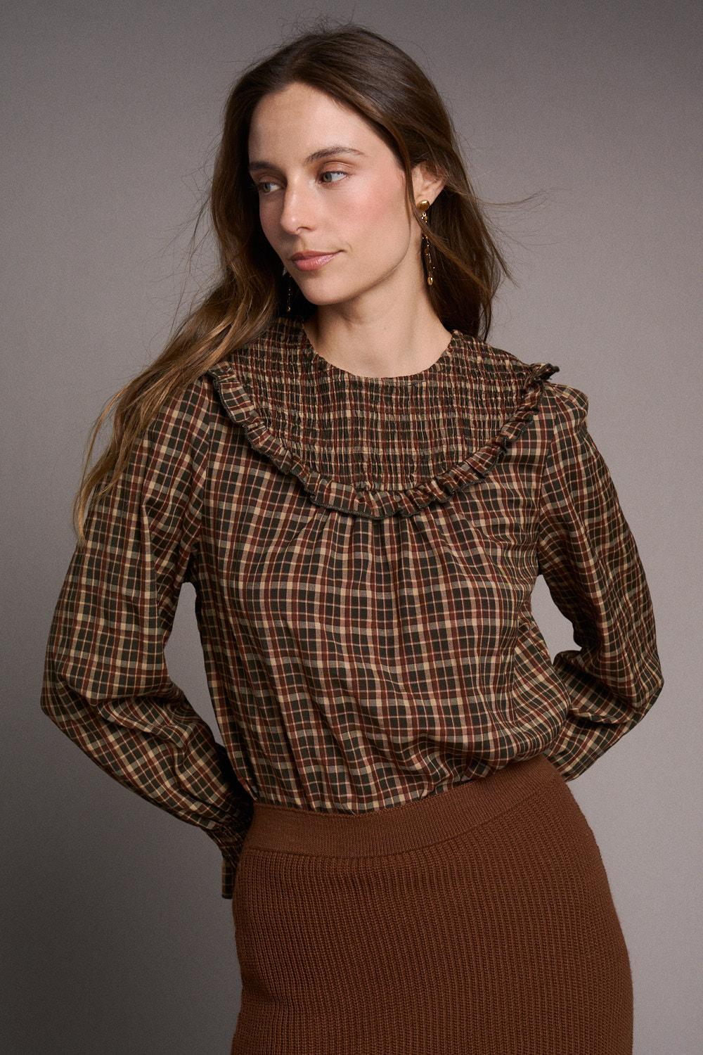 Mélanie Ruffle Blouse
