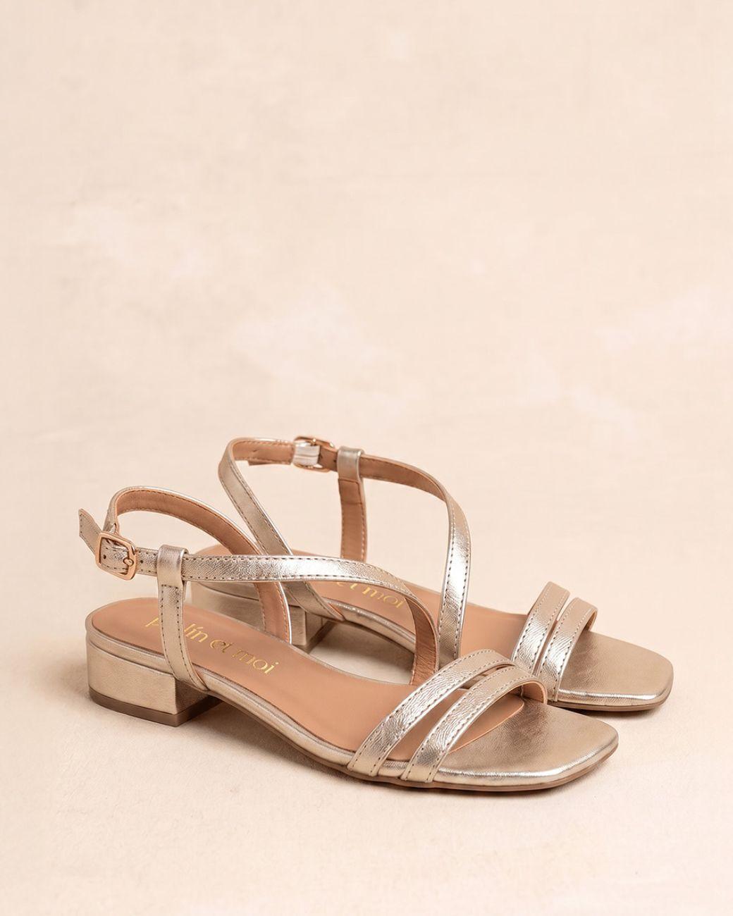 Griselda Low Heel Sandal