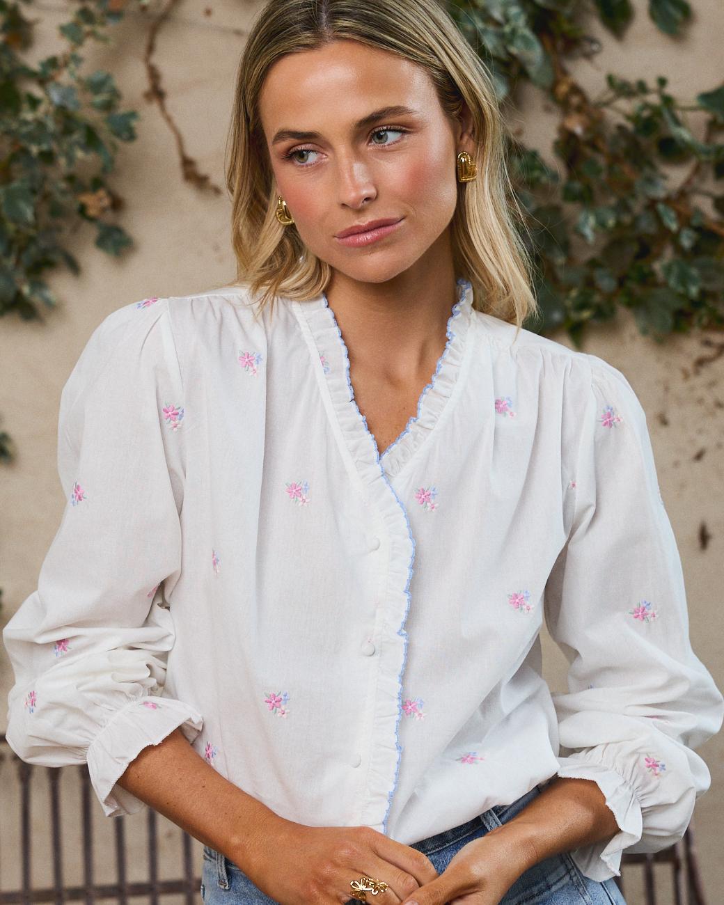 Rocío Deep V Shirt