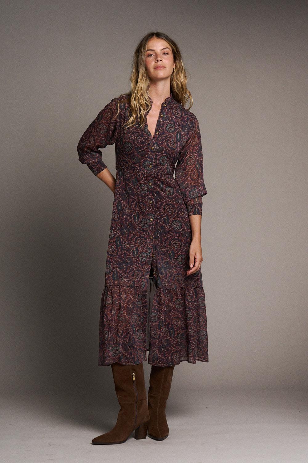 Sofía Flowers Dress