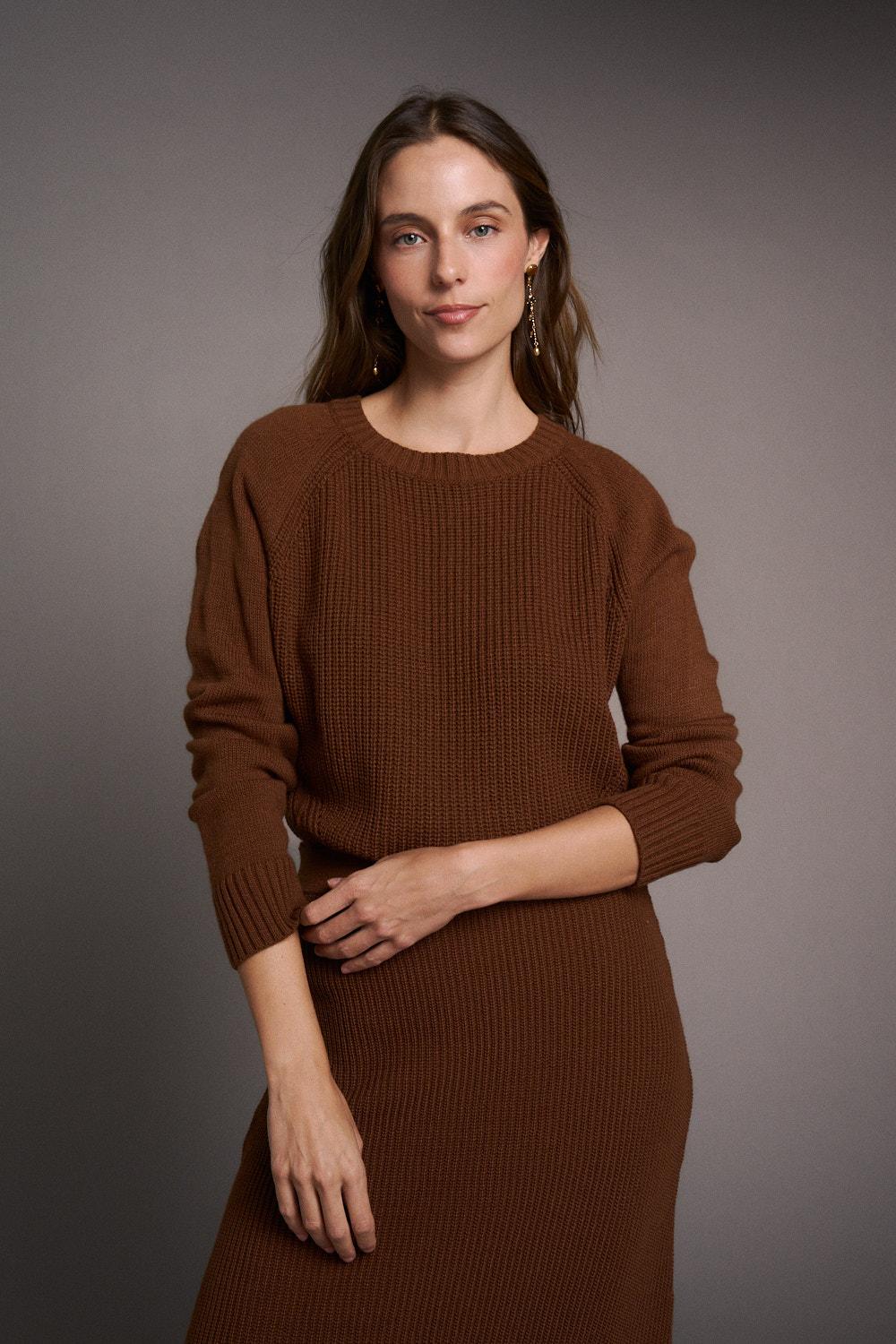 Adele Chocolate Sweater