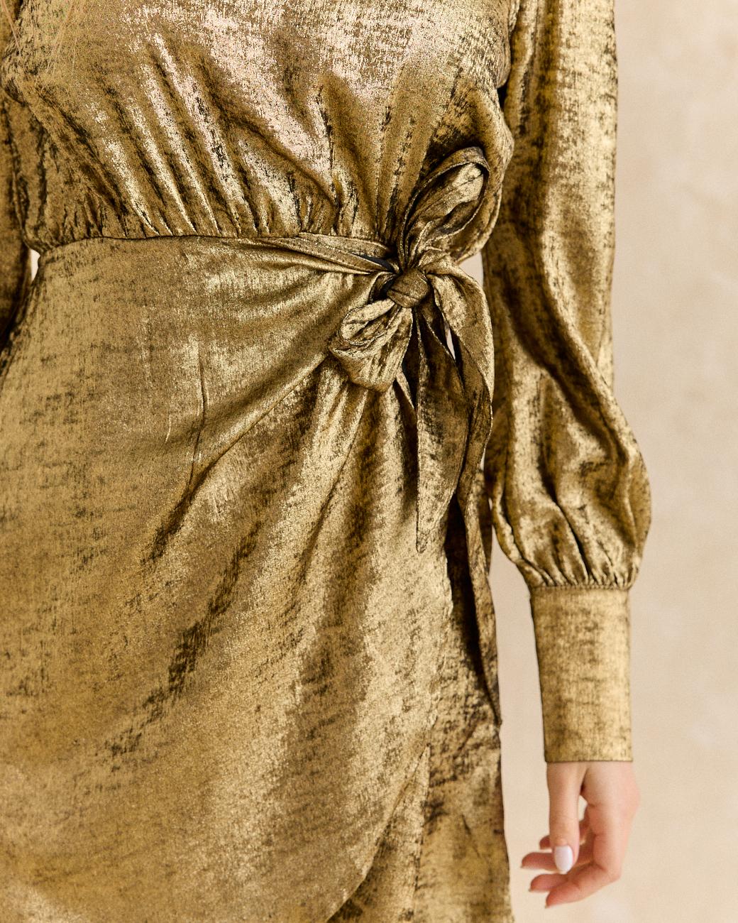 Melisa Golden Dress
