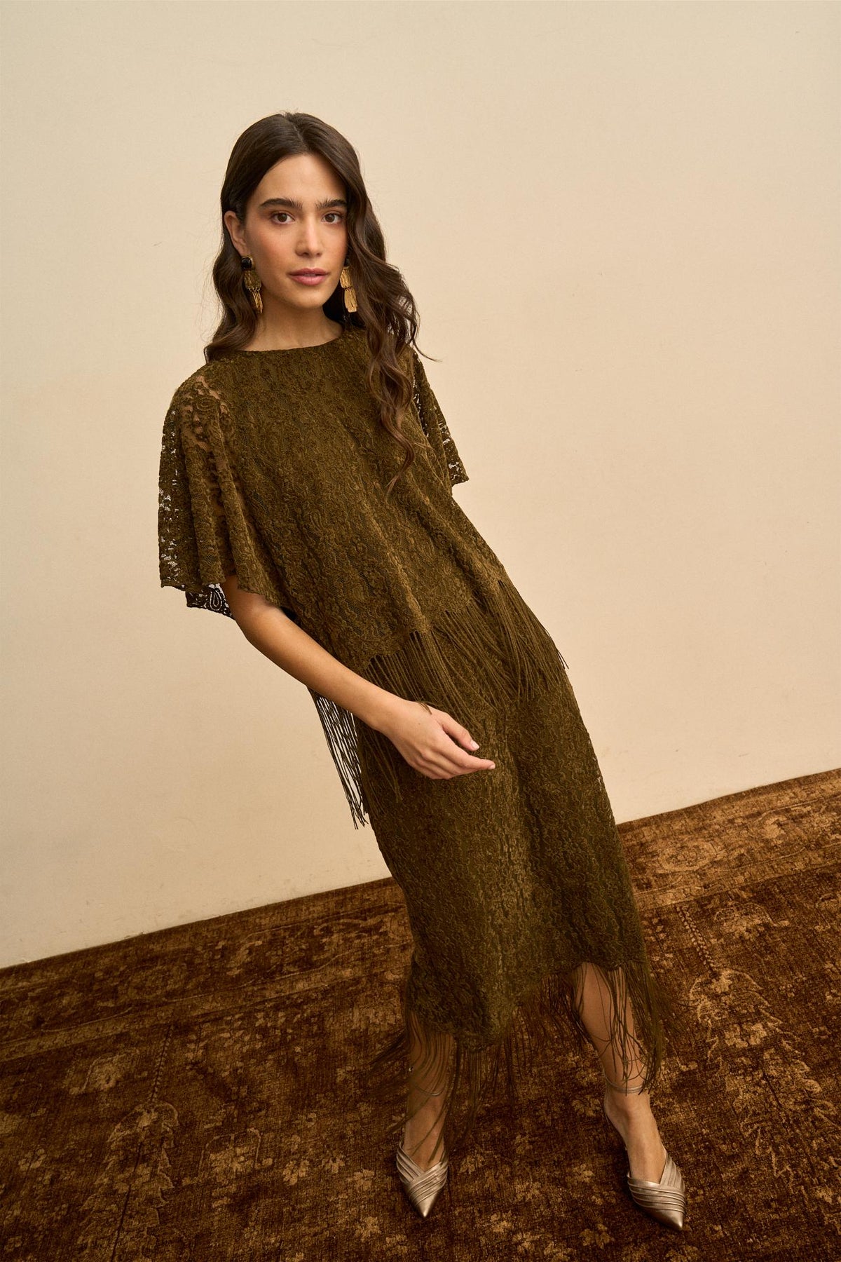 Astrée Fringe Lace Top
