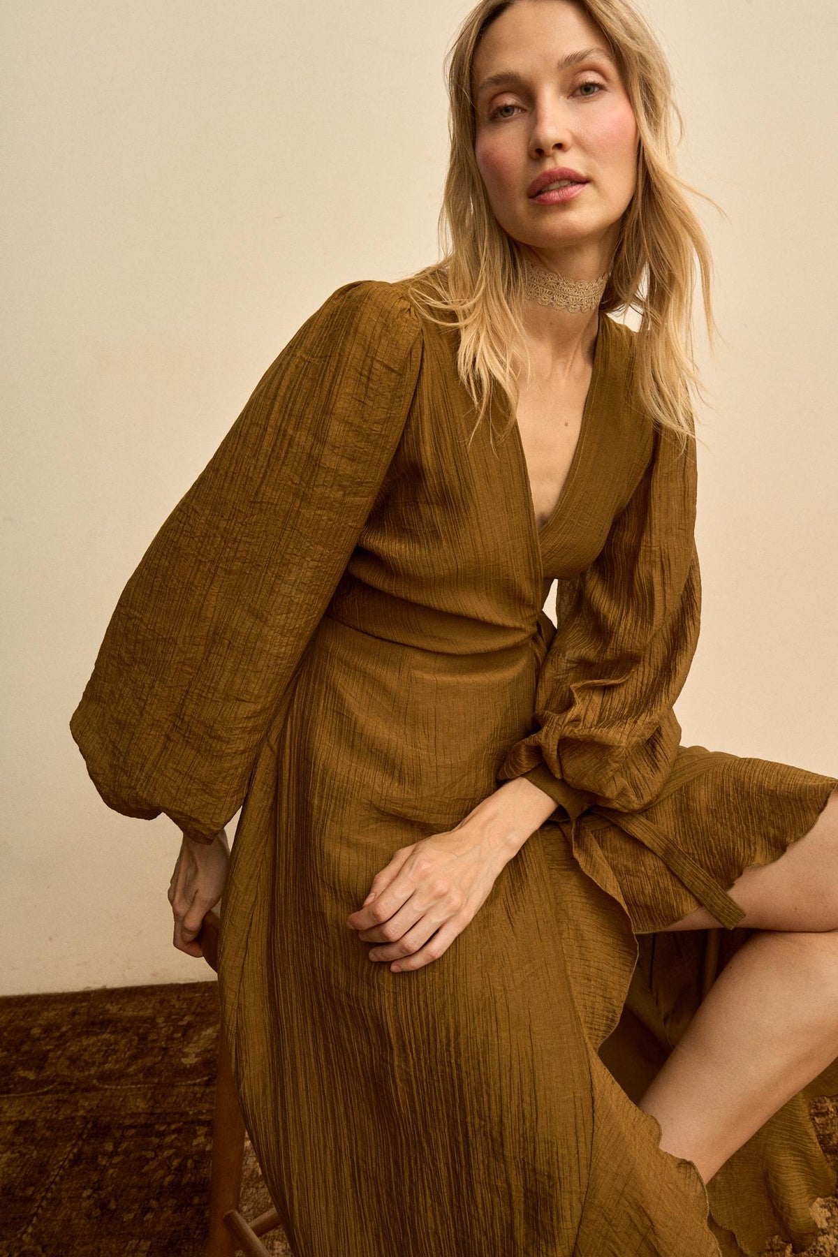 Silvia Low-Neck Dress