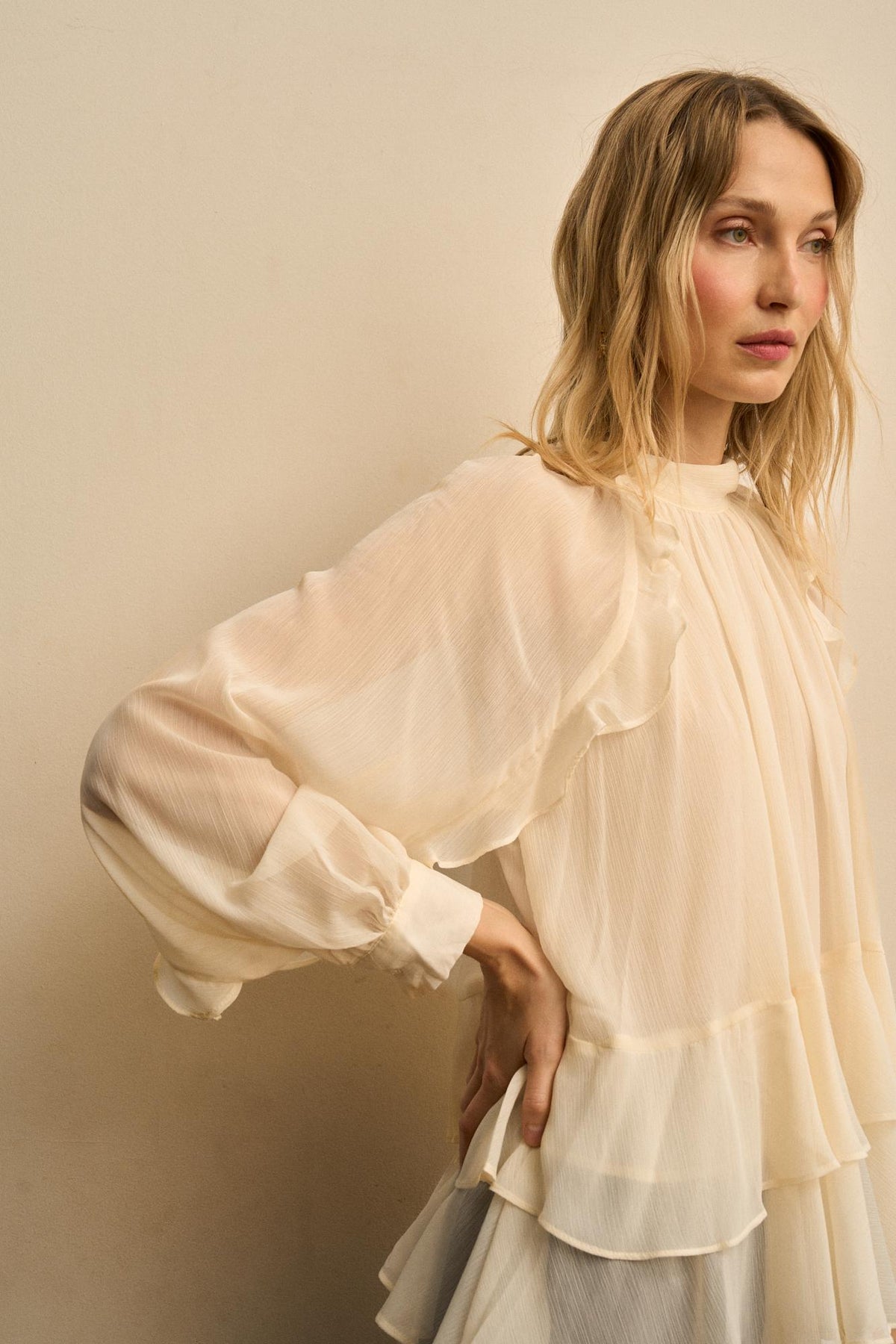 Elianeve Ruffle Blouse