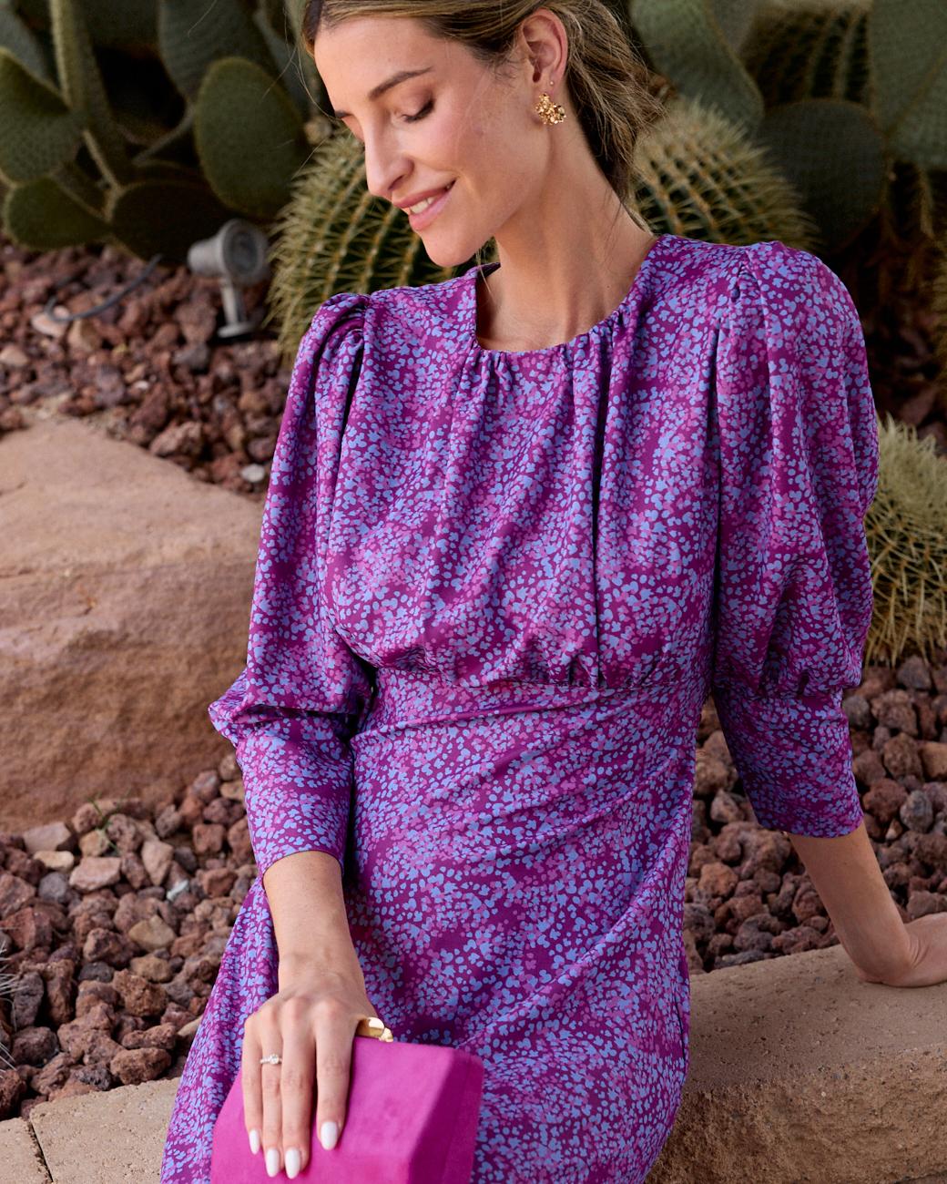 Lina Print Dress