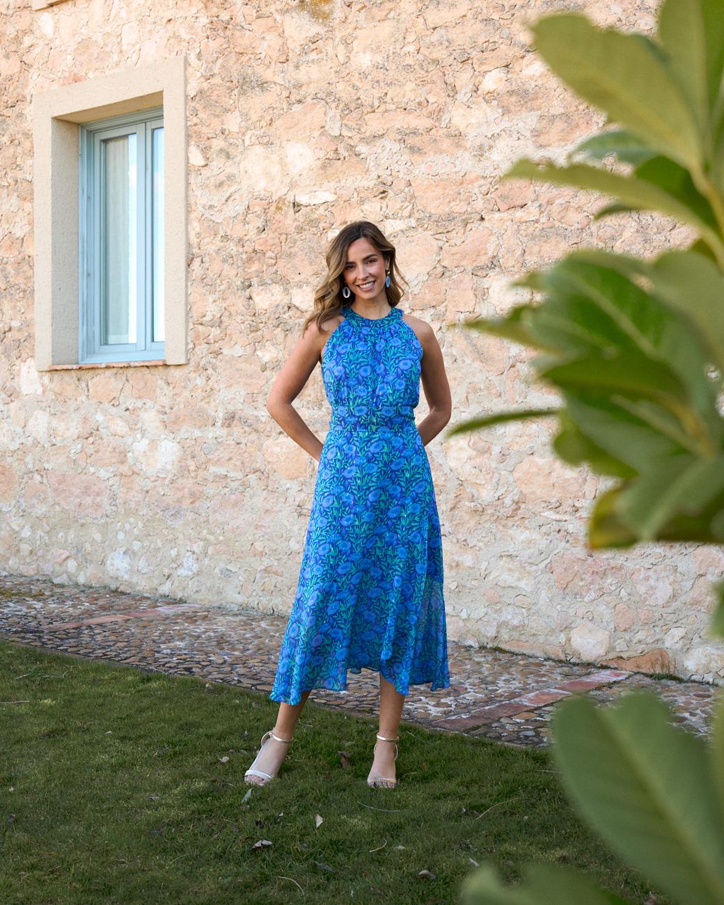 Anais Print Dress