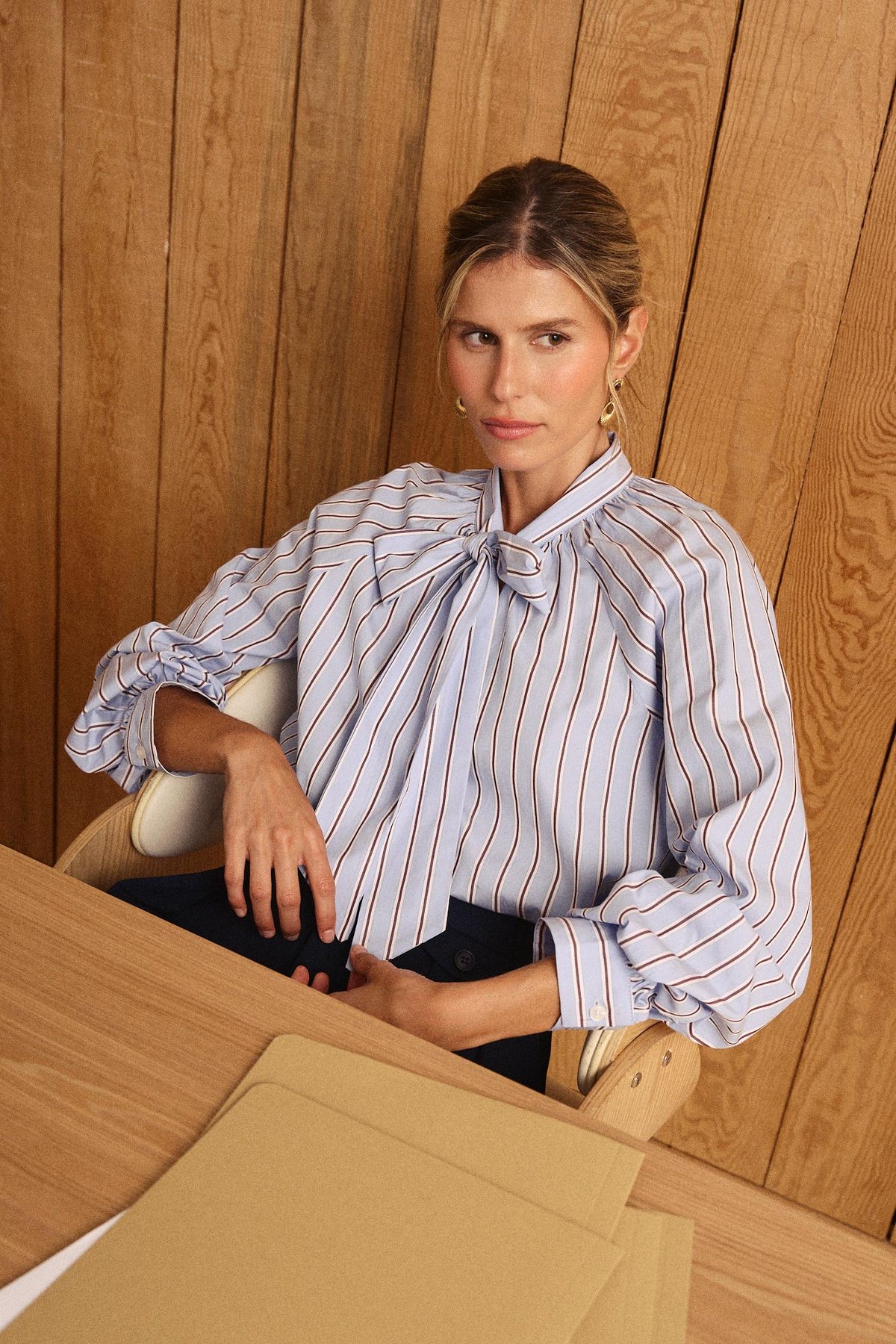 Giomar Striped Knot Shirt