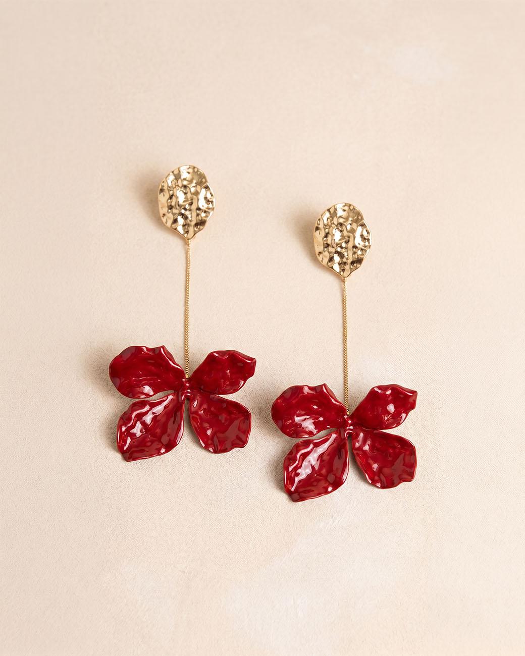 Aurelia Red Earrings