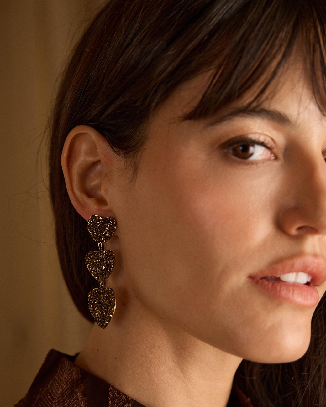 Alia Heart Earrings