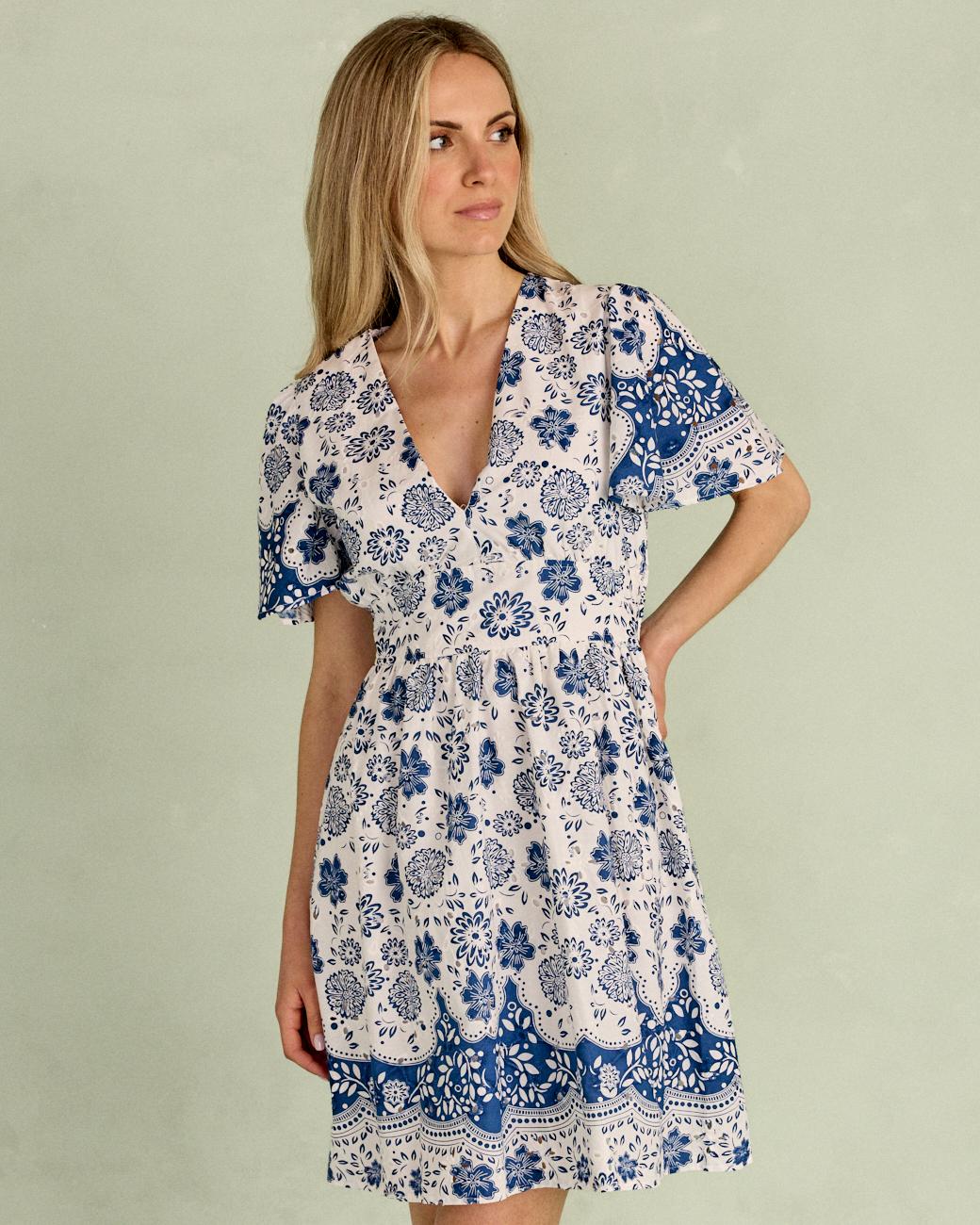 Milia Short Flowers Dress