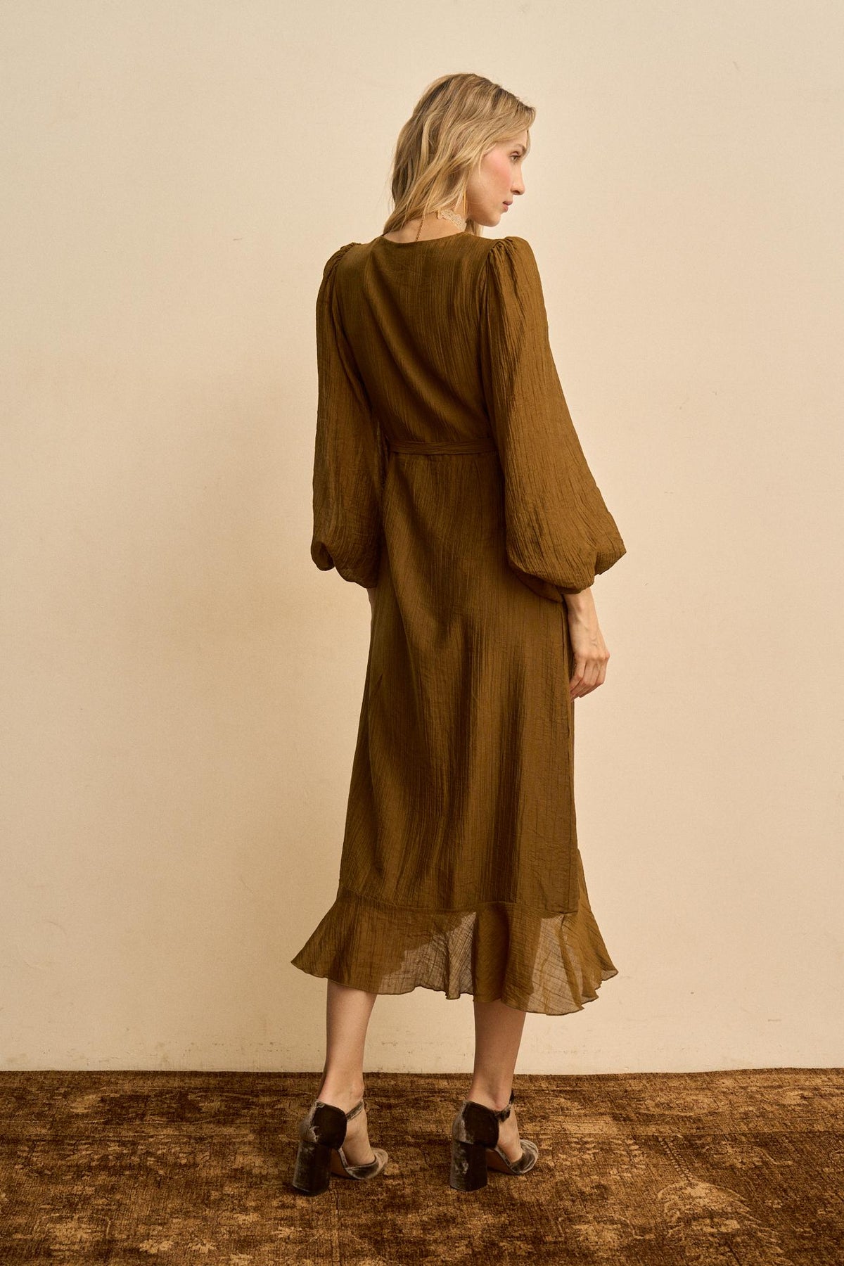 Silvia Low-Neck Dress