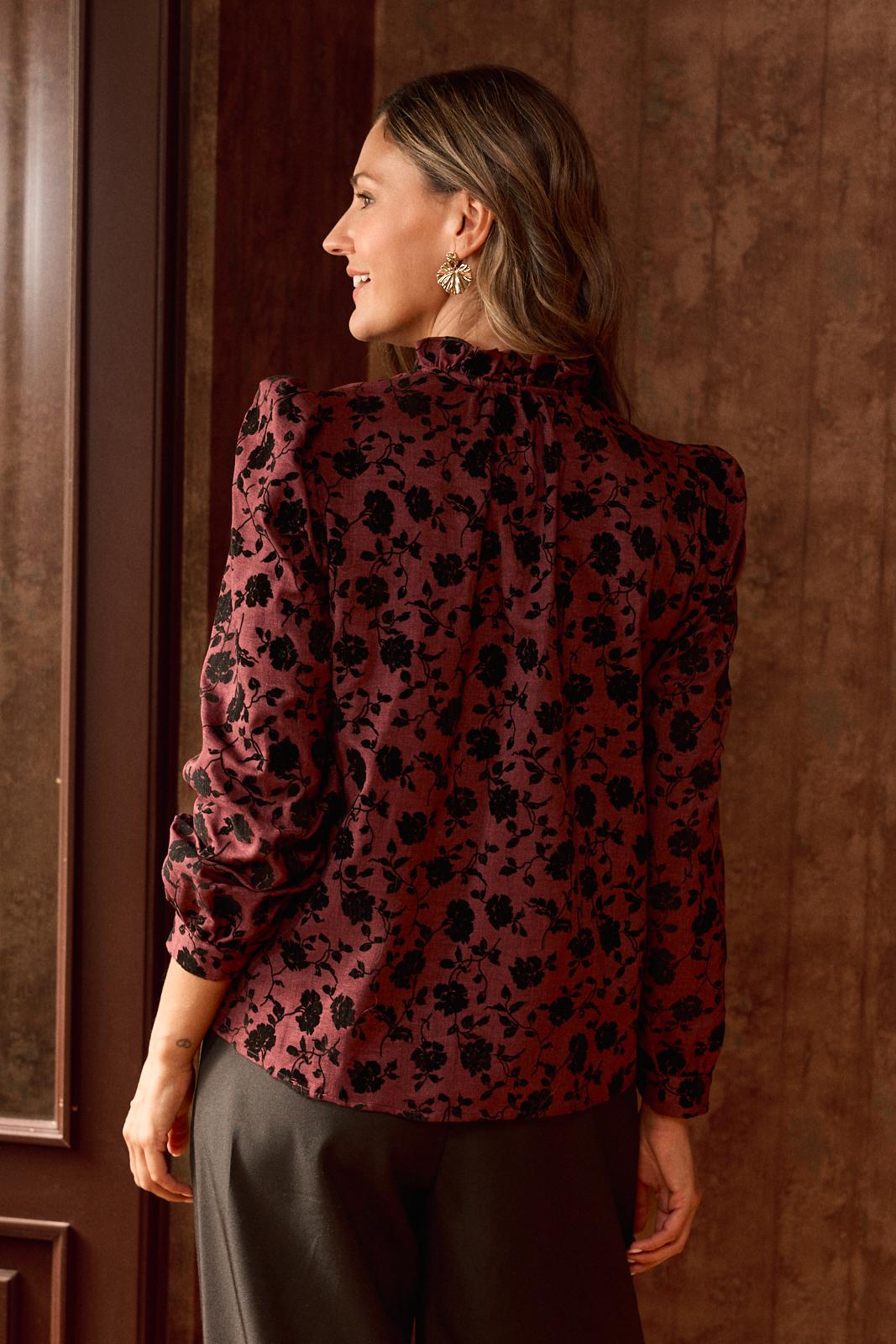 Yulia Velvet Shirt