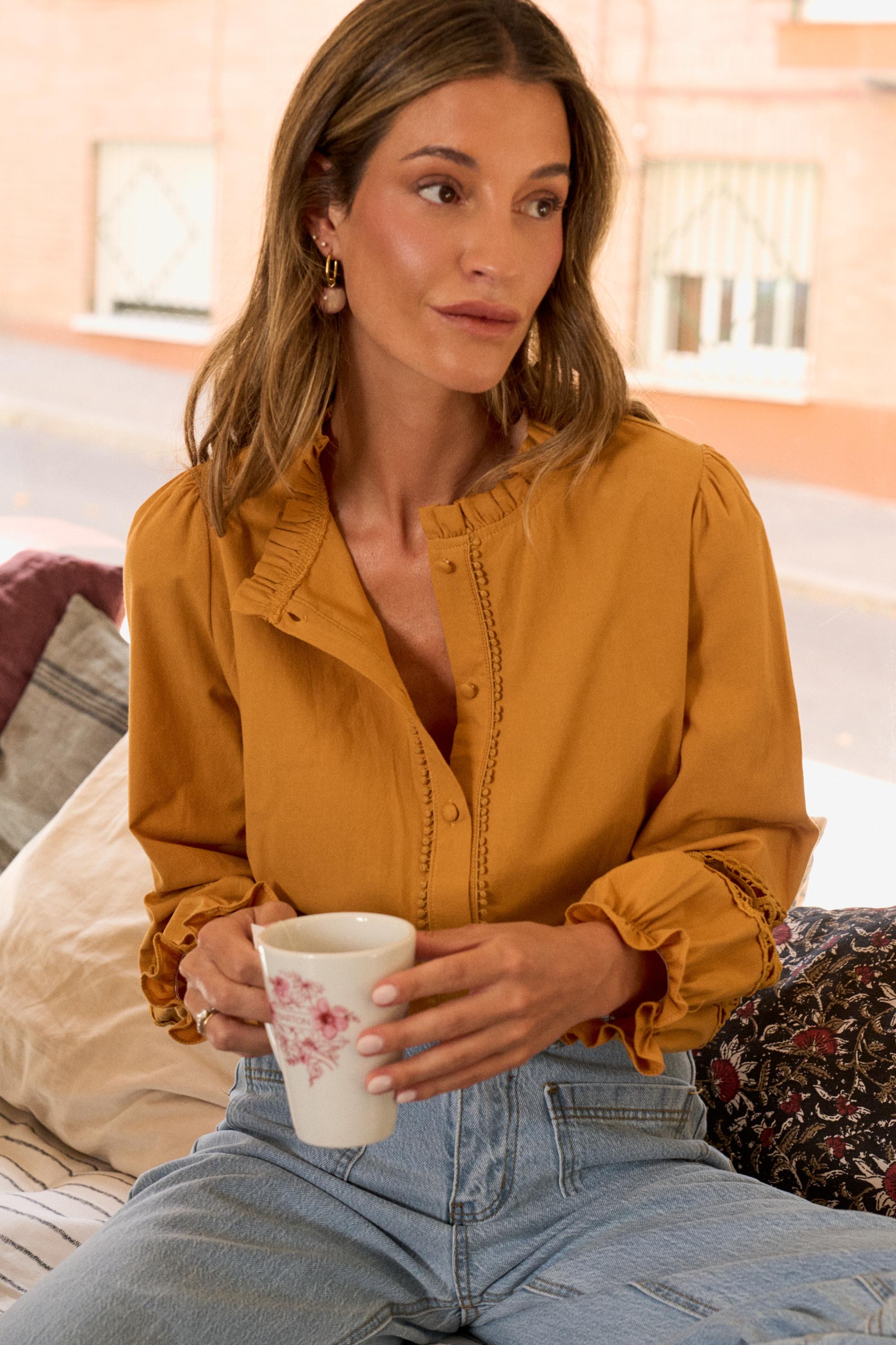 Camisa Troquelada Inma