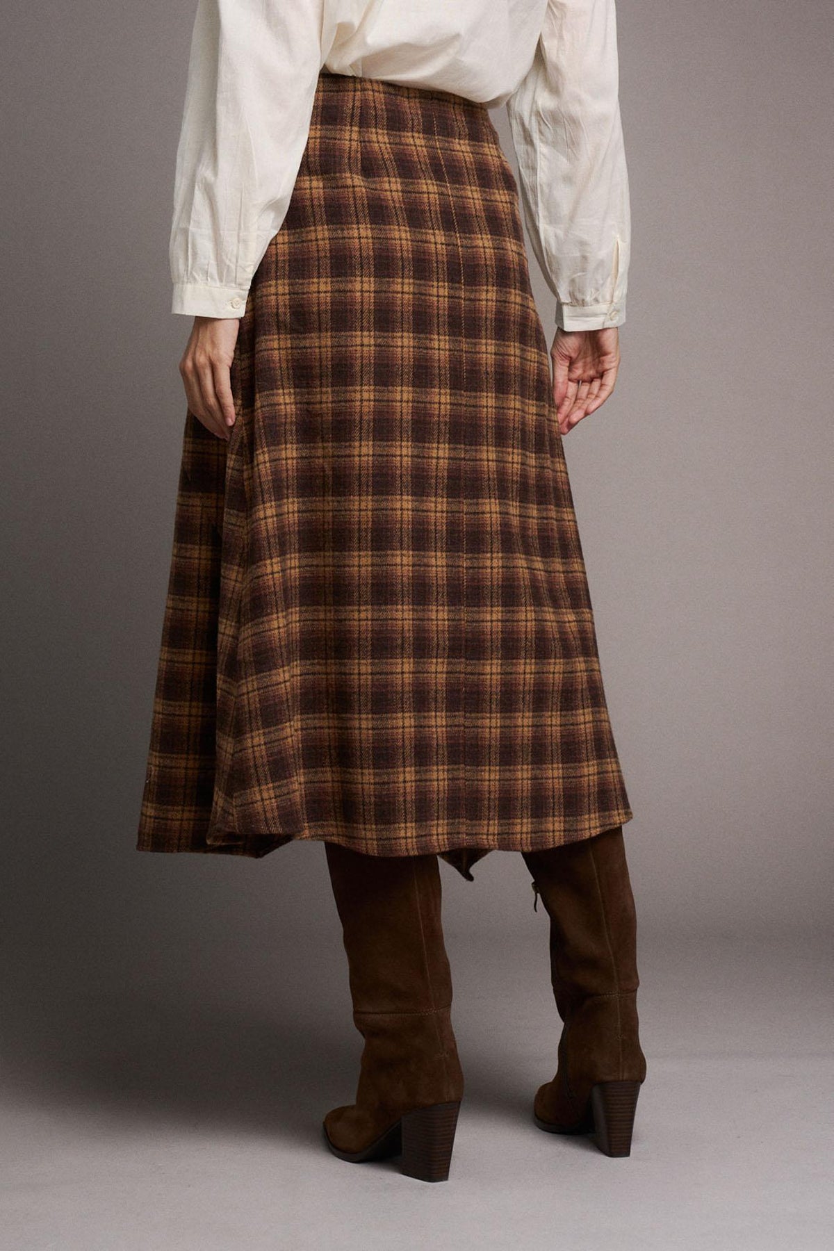 Philippine Check print Skirt