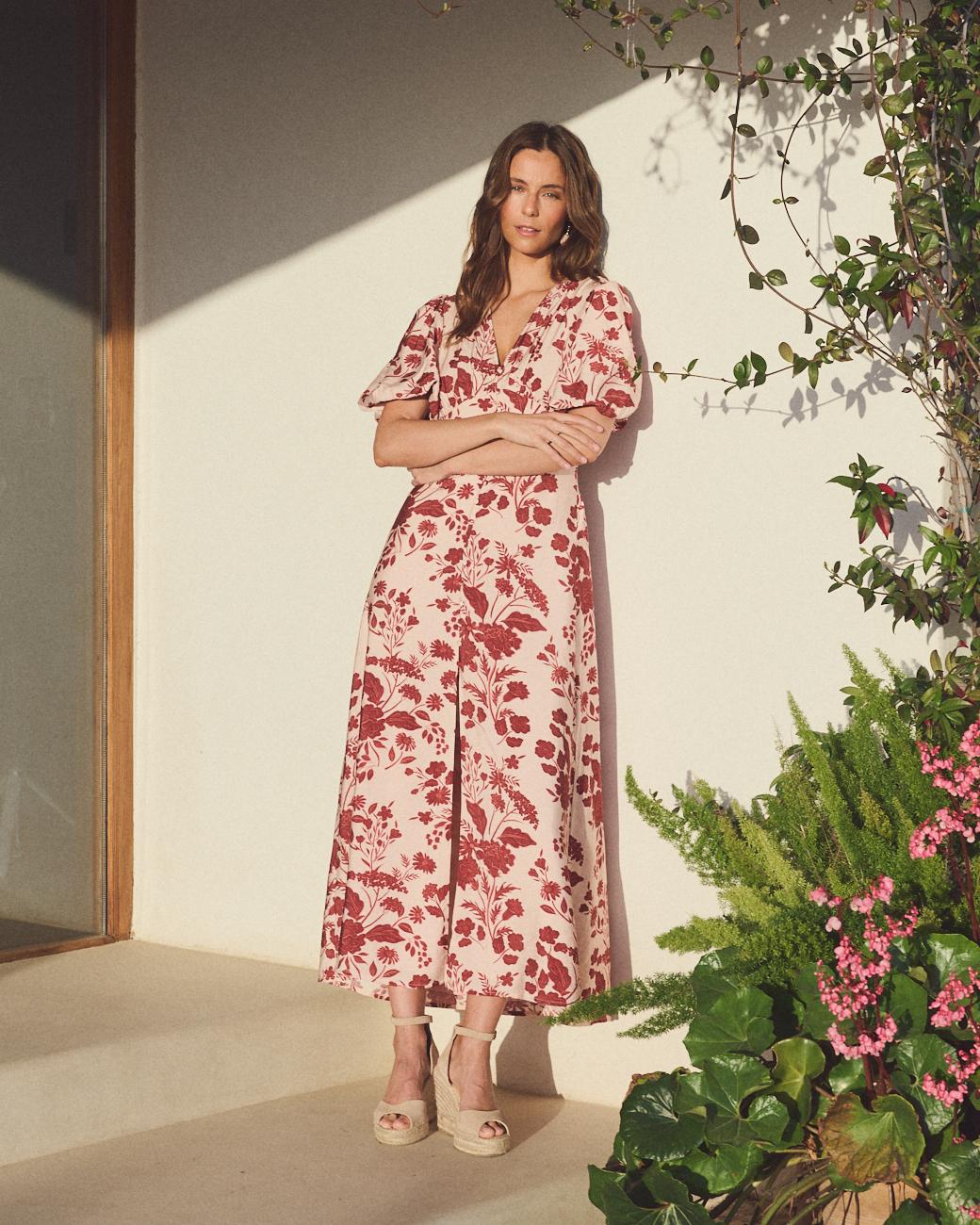 Amal Print Dress