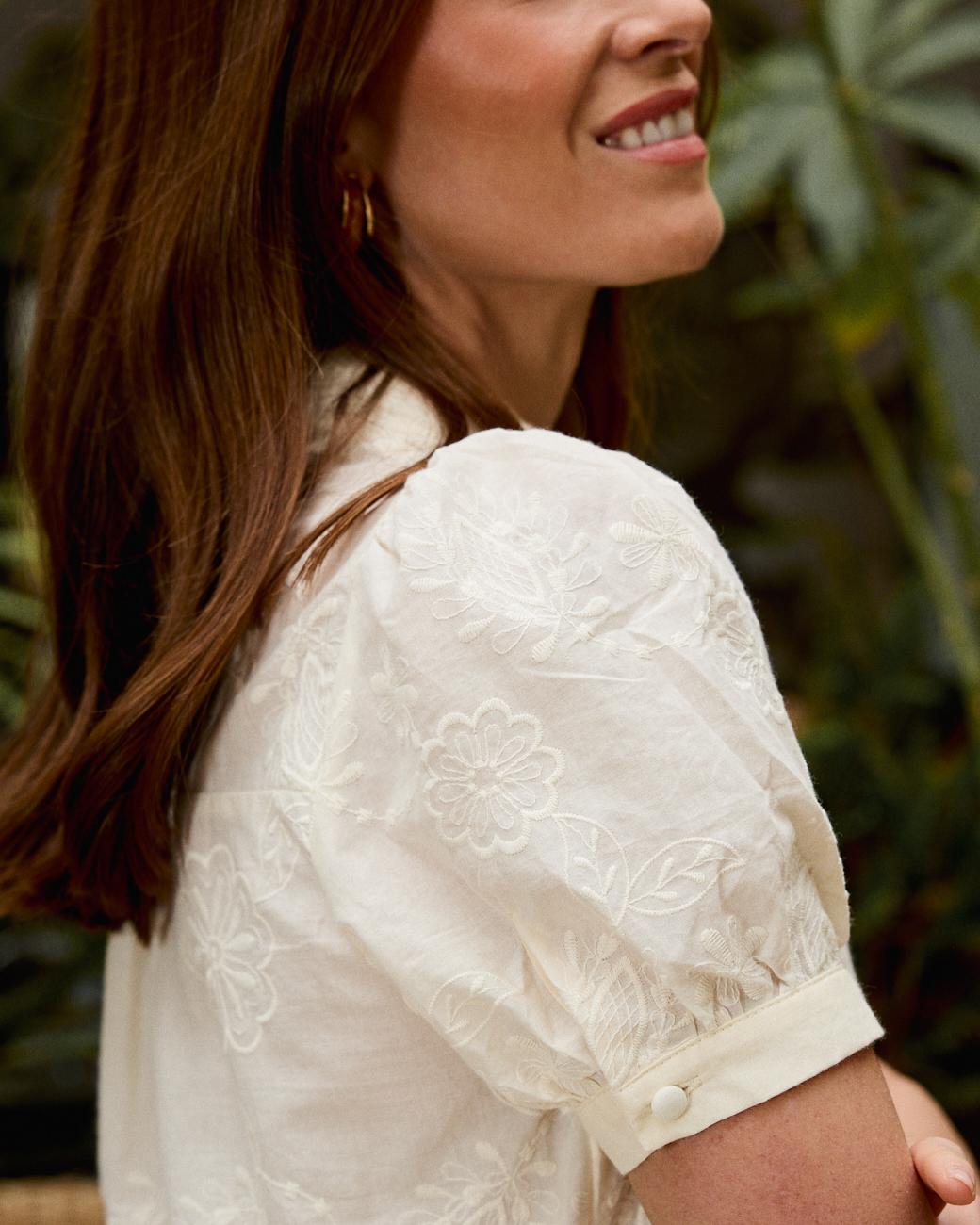 Aurora White Blouse